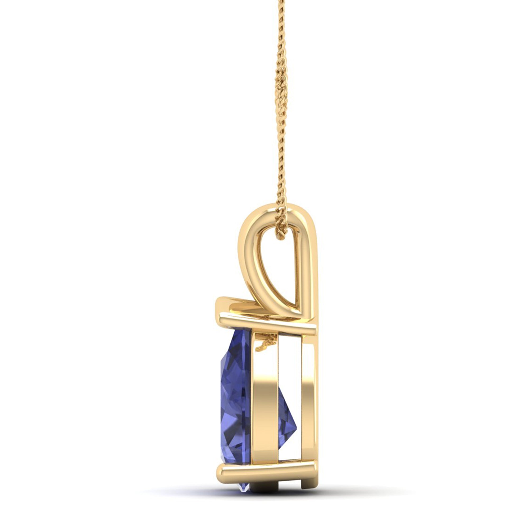 Pear Cut Tanzanite Pendant 2.5 Carat