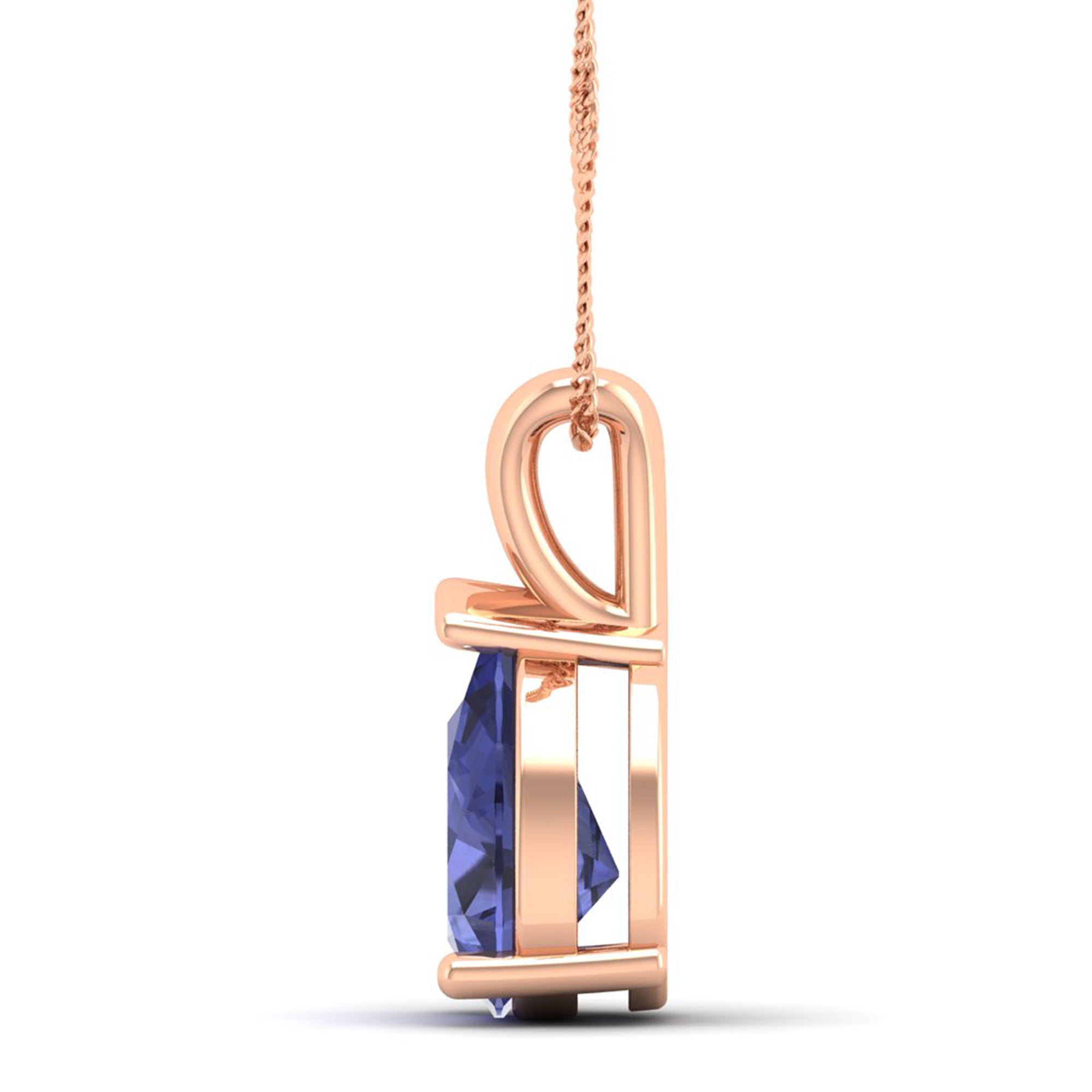 Pear Cut Tanzanite Pendant  3.00 Carat
