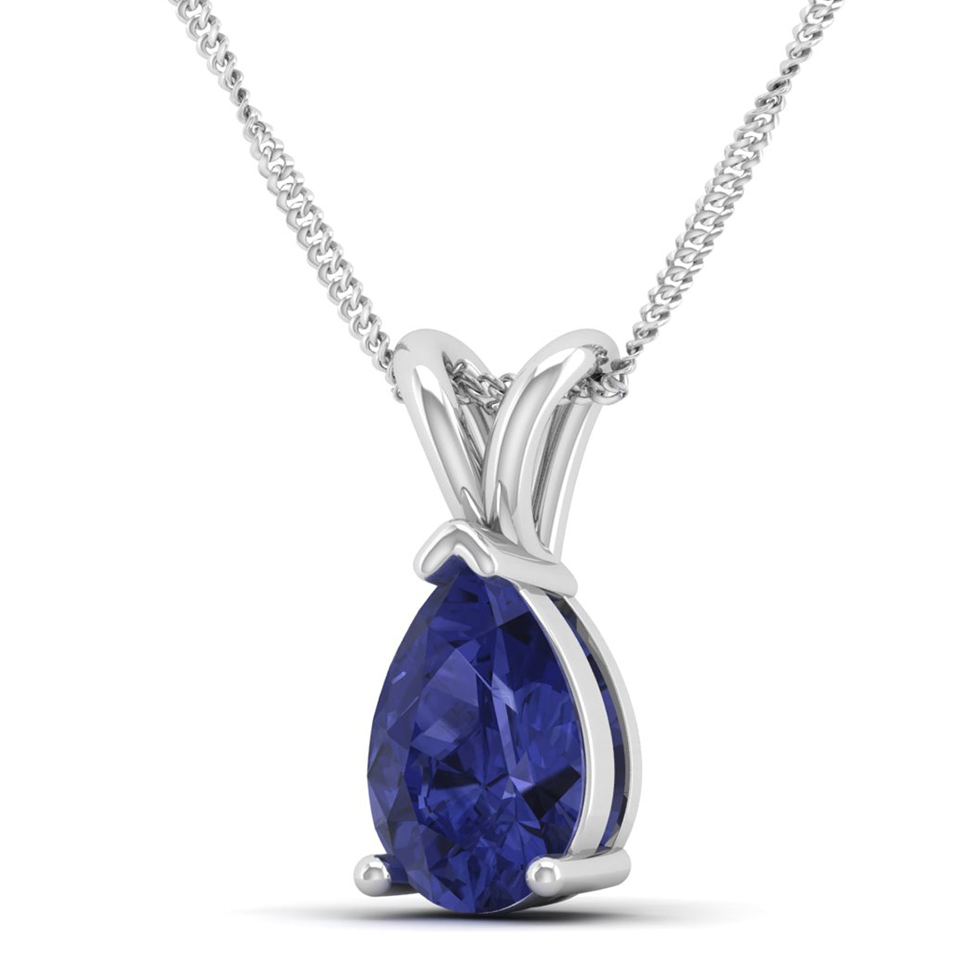 Pear Cut Tanzanite Pendant  3.00 Carat
