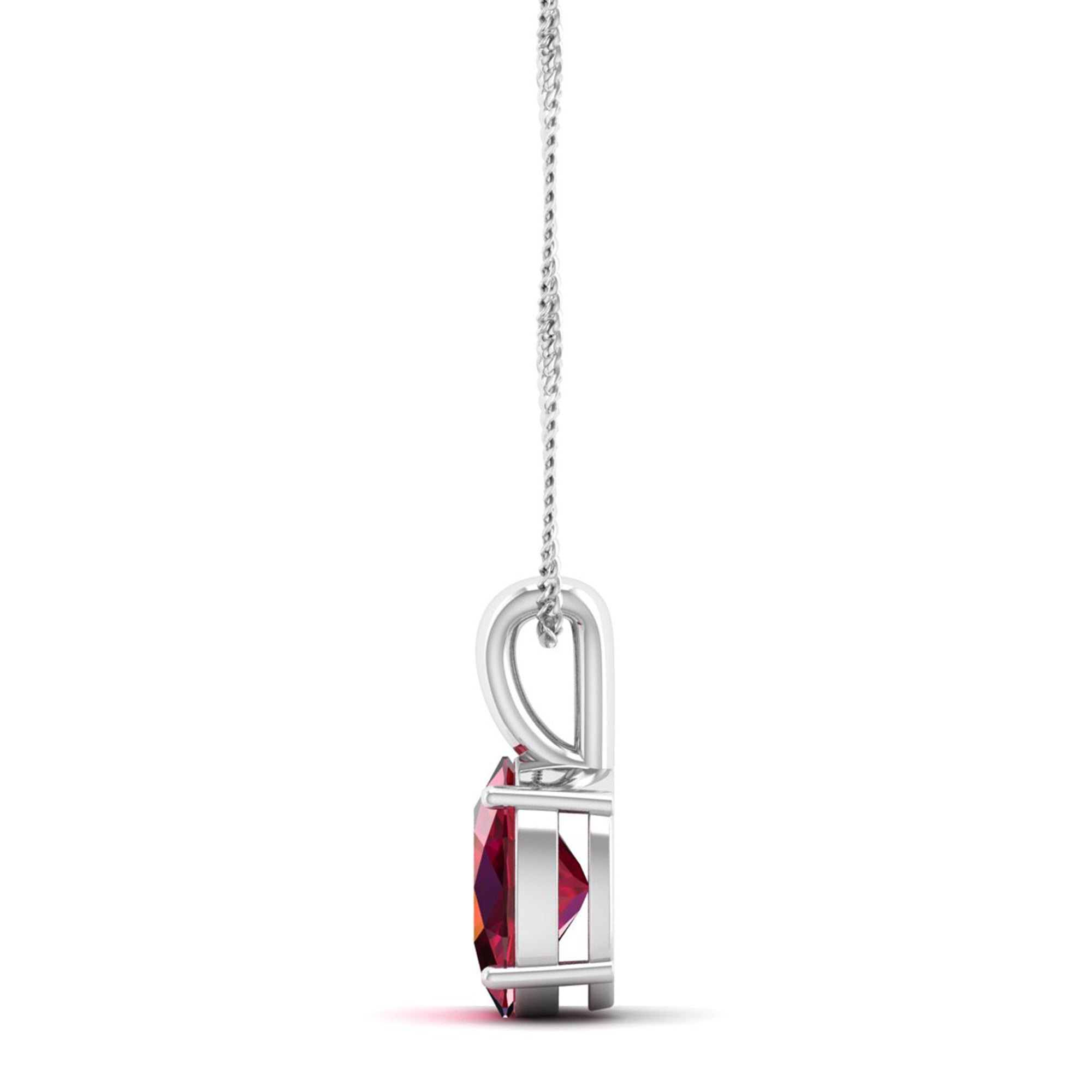 Oval Cut Ruby Pendant 1.0 Carat