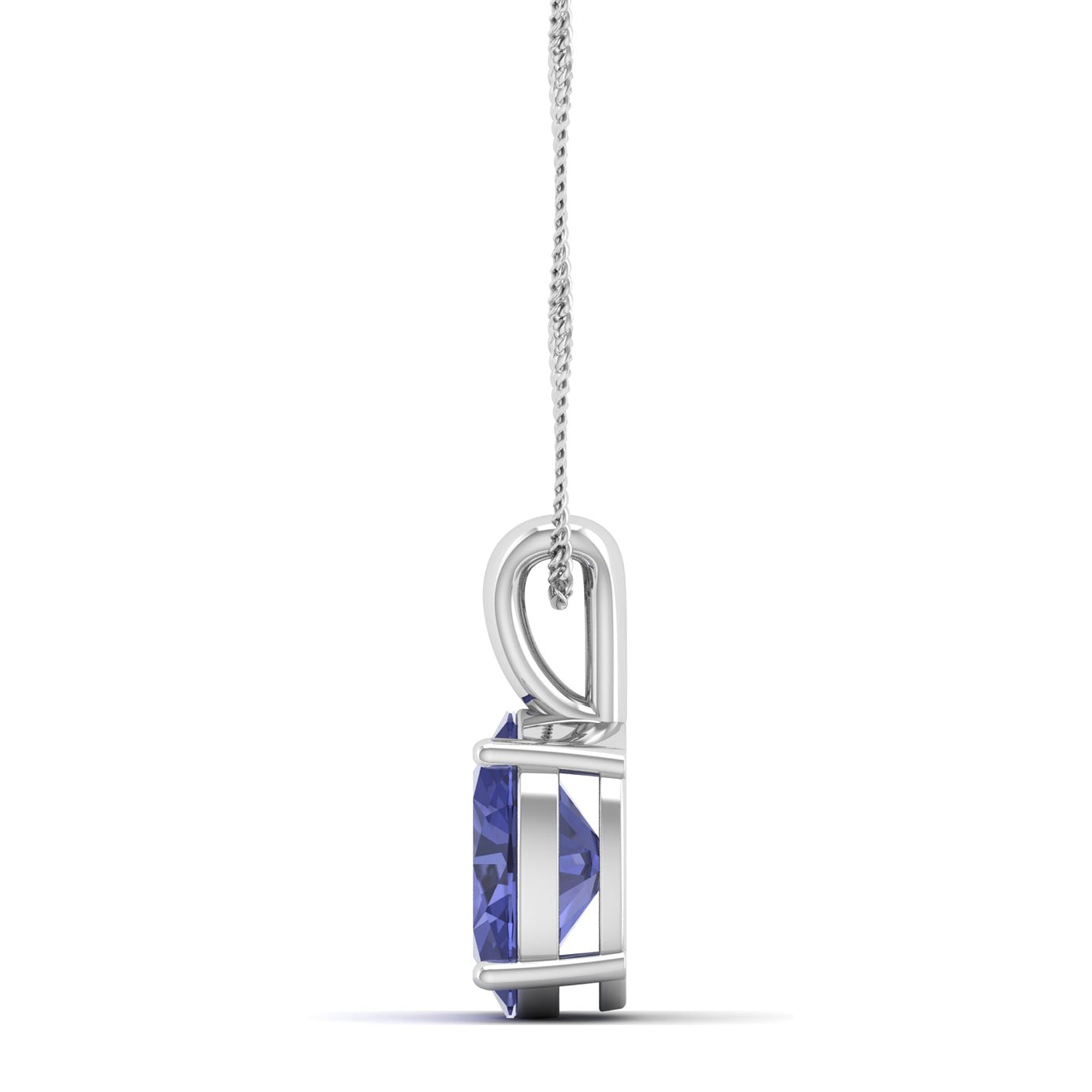 Oval Cut Tanzanite Pendant 1.5 Carat