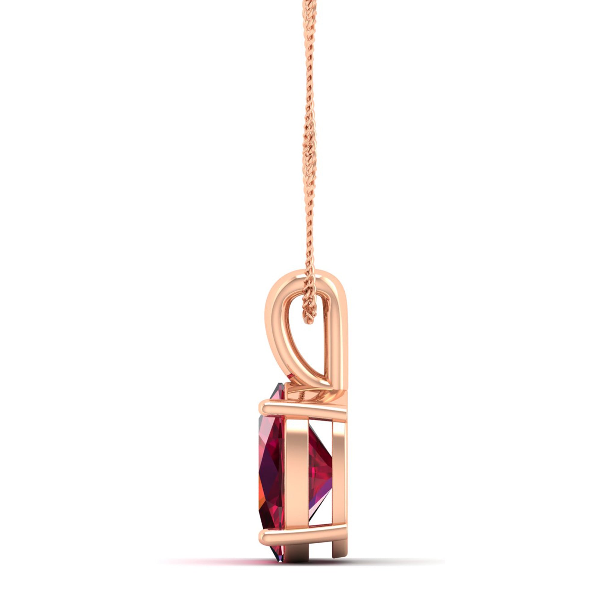 Oval Cut Ruby Pendant  2.00 Carat
