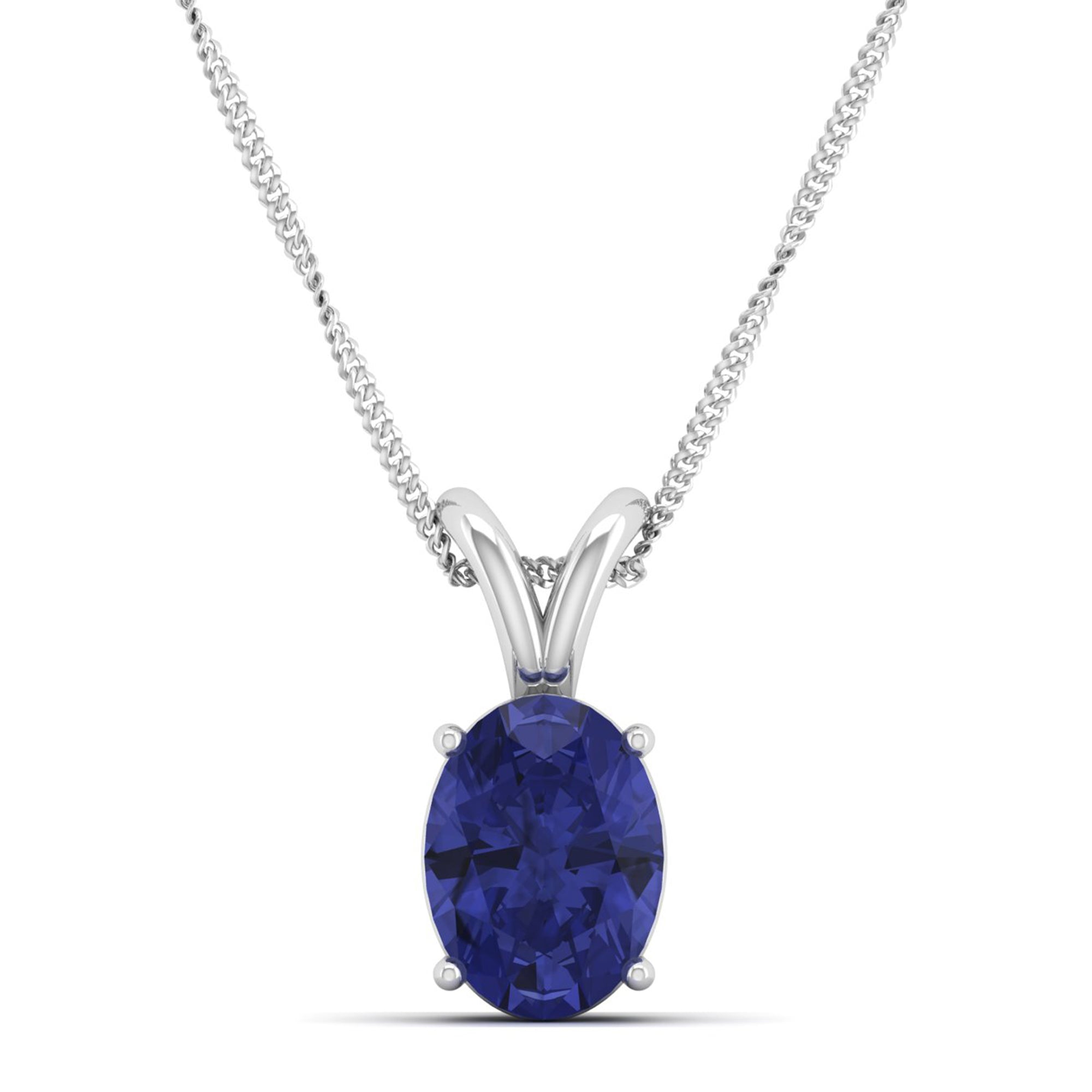 Oval Cut Tanzanite Pendant  2.00 Carat
