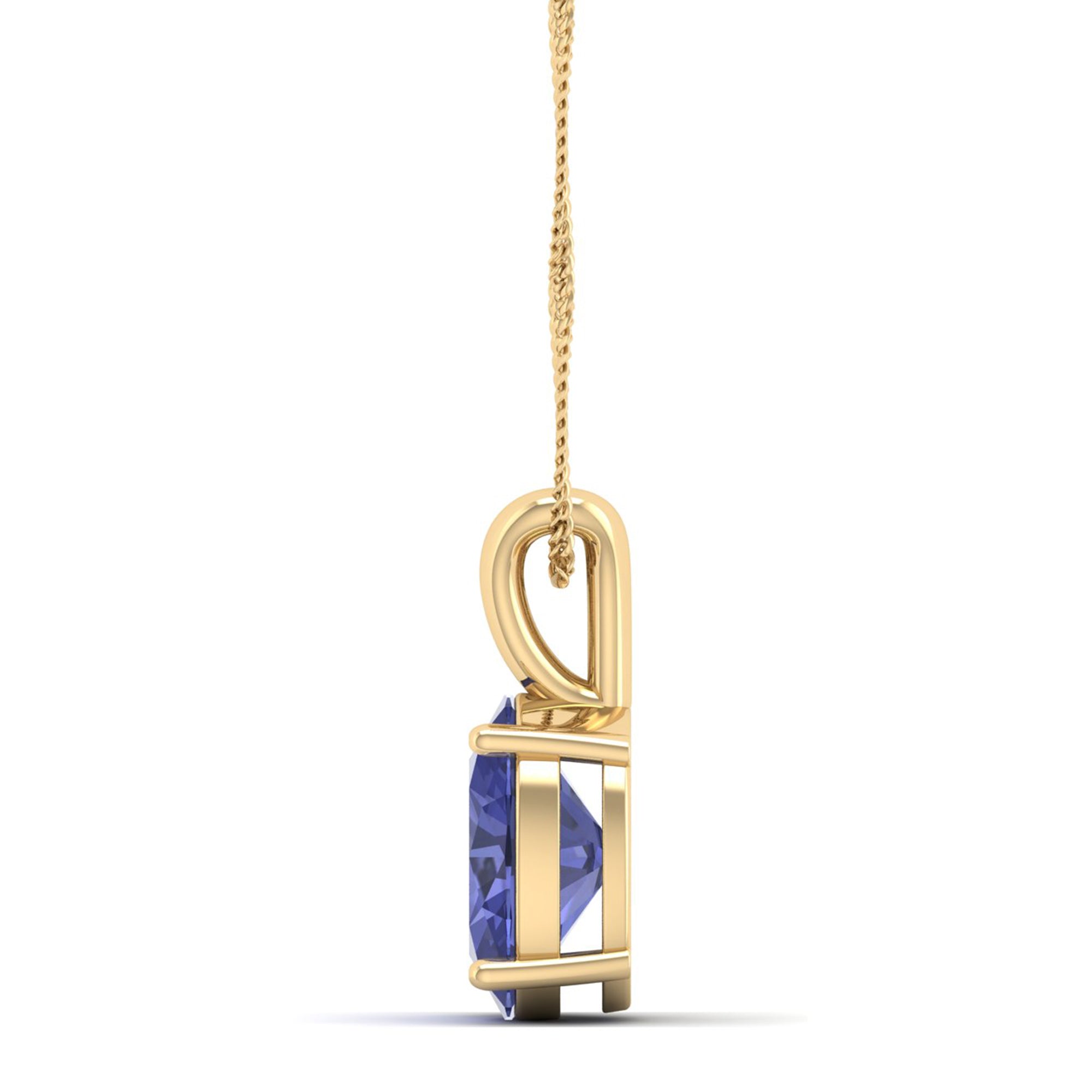 Oval Cut Tanzanite Pendant  2.00 Carat
