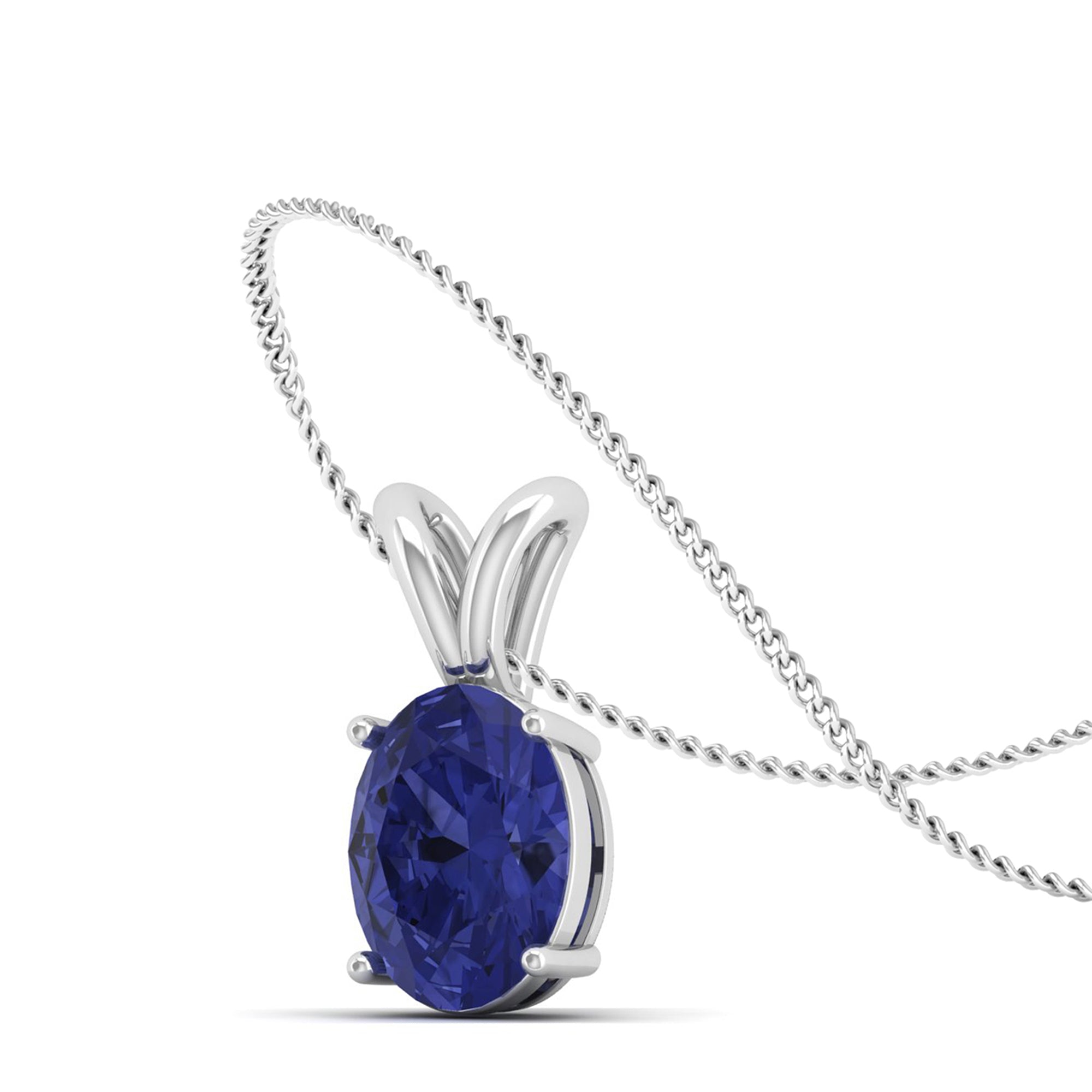 Oval Cut Tanzanite Pendant  2.50 Carat