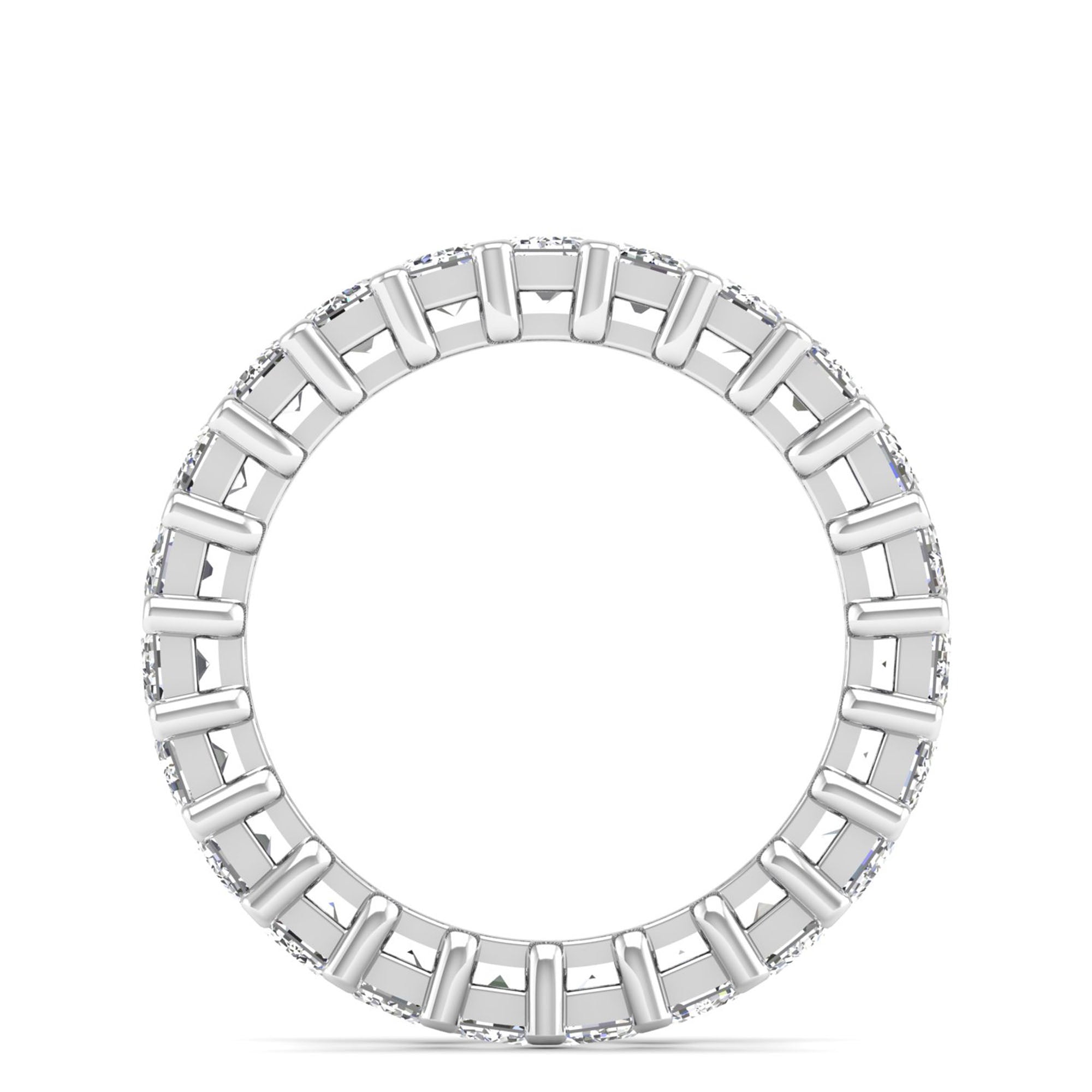 Emerald Cut Full Eternity Band 23pcs