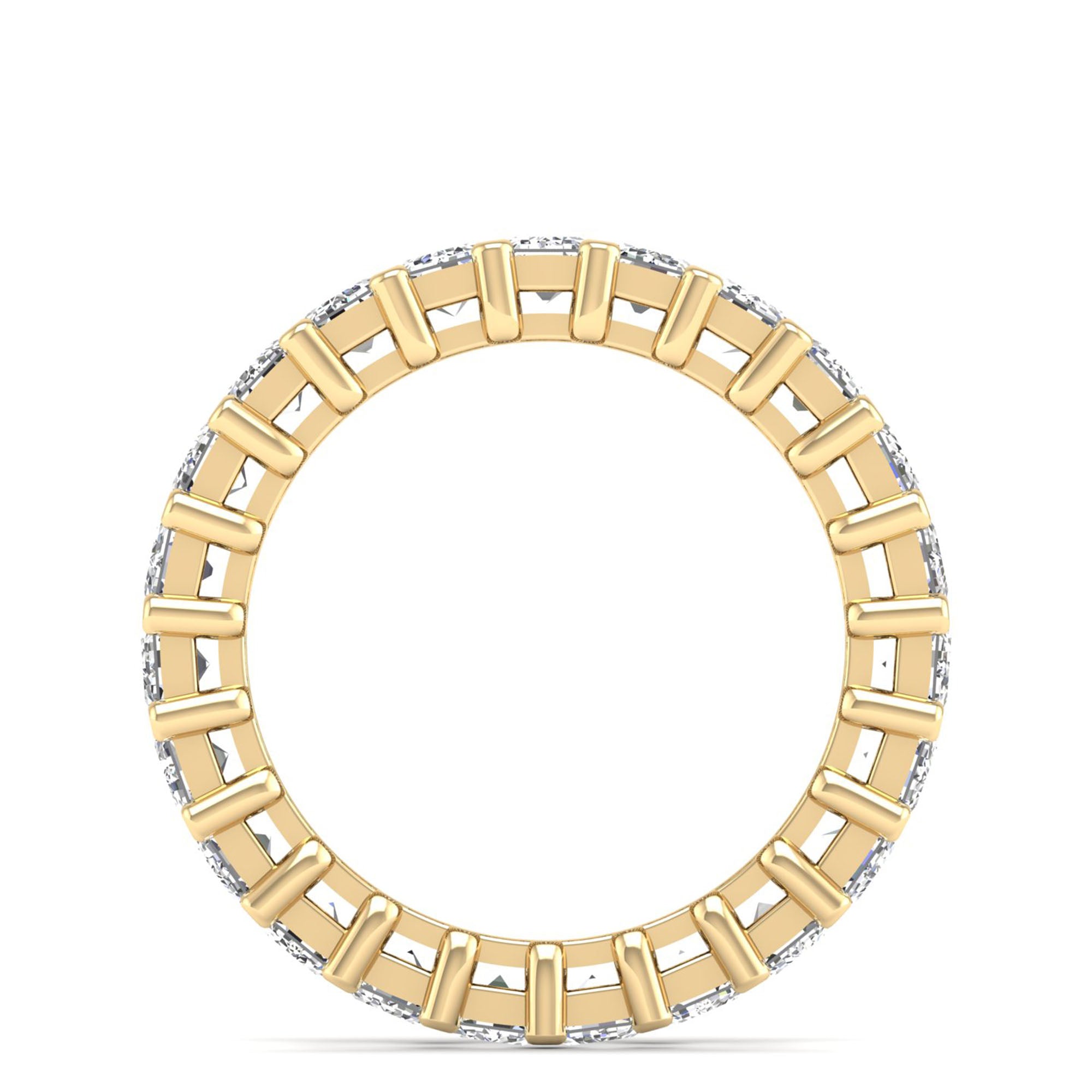 Emerald Cut Full Eternity Band 23pcs