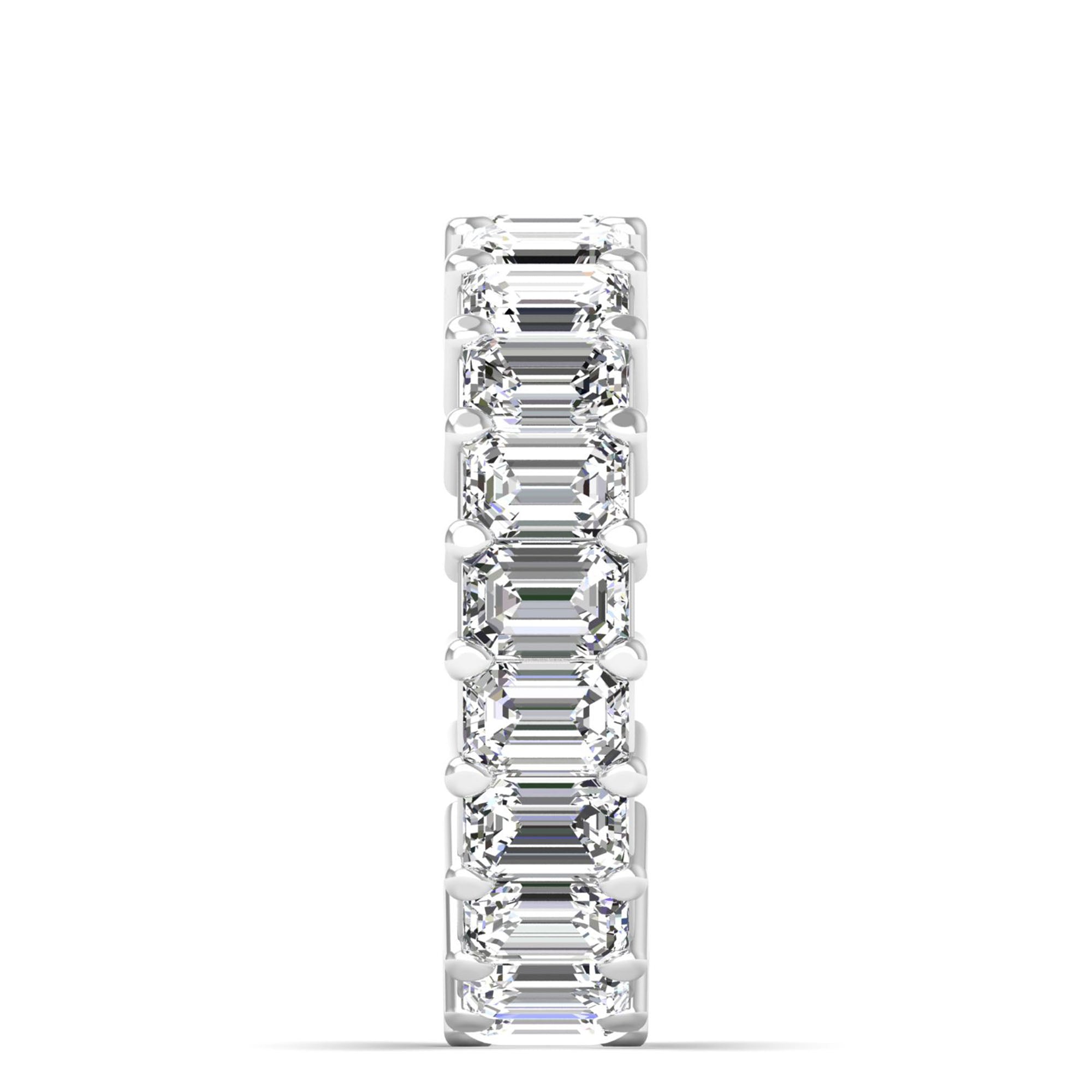 Emerald Cut Full Eternity Band 21pcs