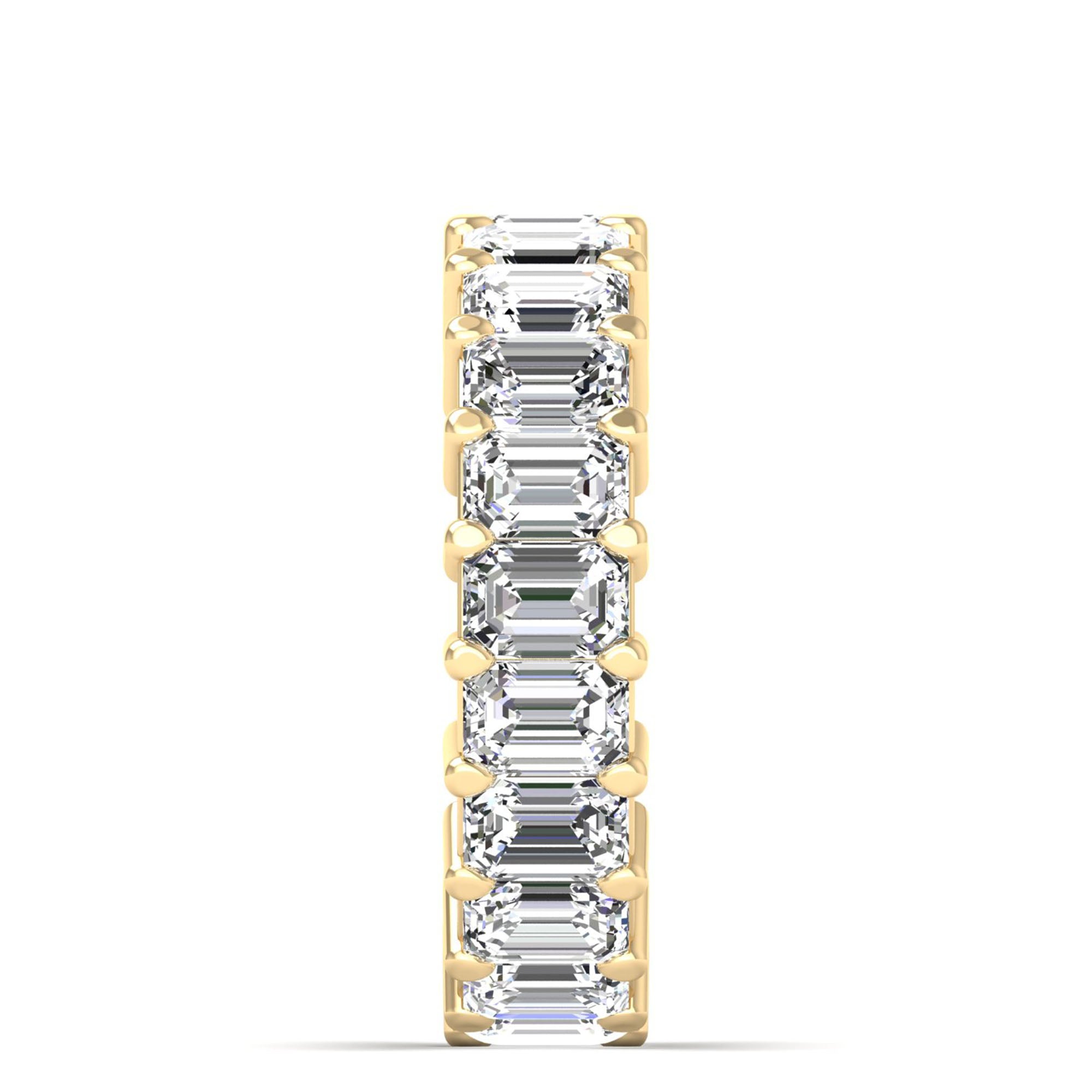 Emerald Cut Full Eternity Band 21pcs