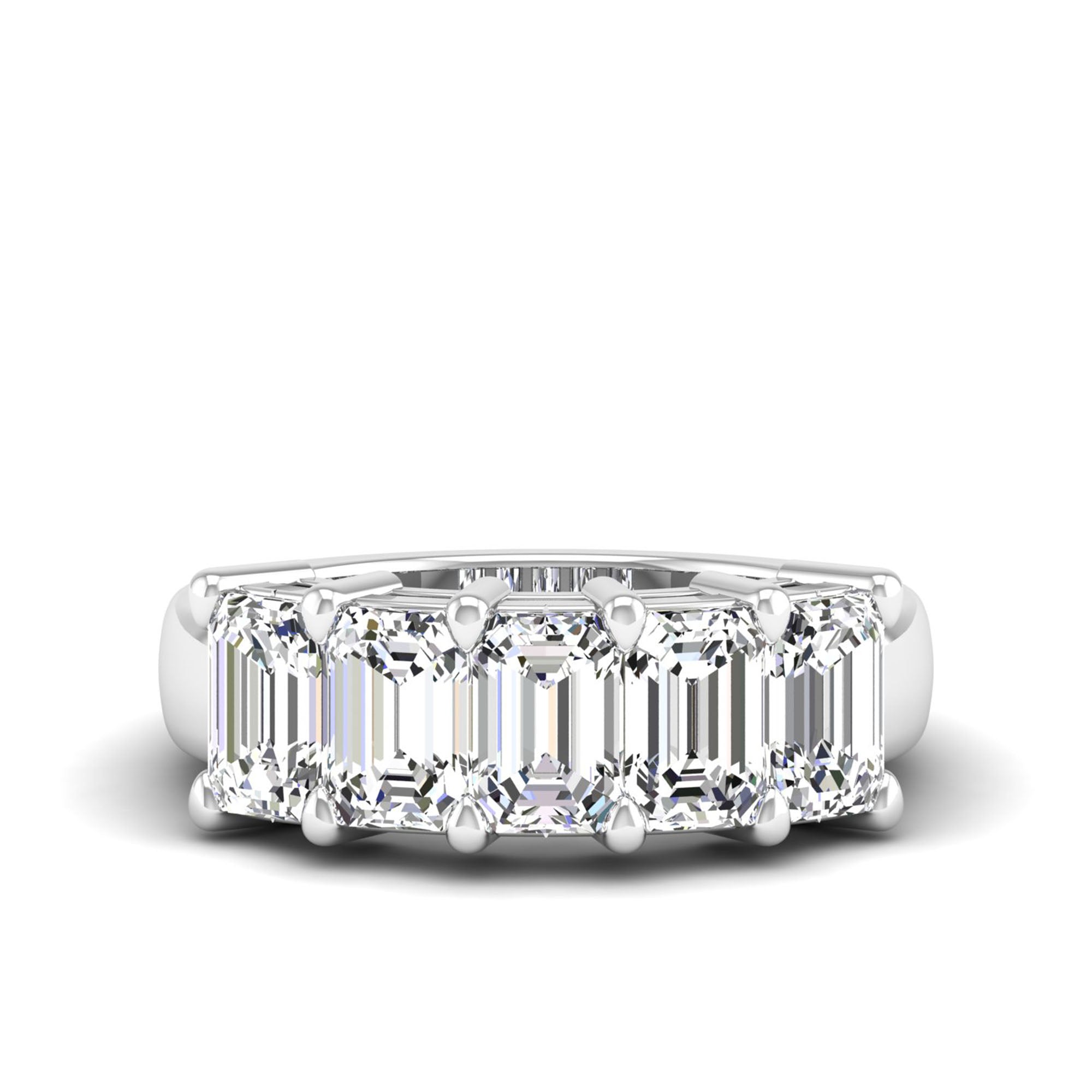 Emerald Cut Lab-Grown Diamond Ring