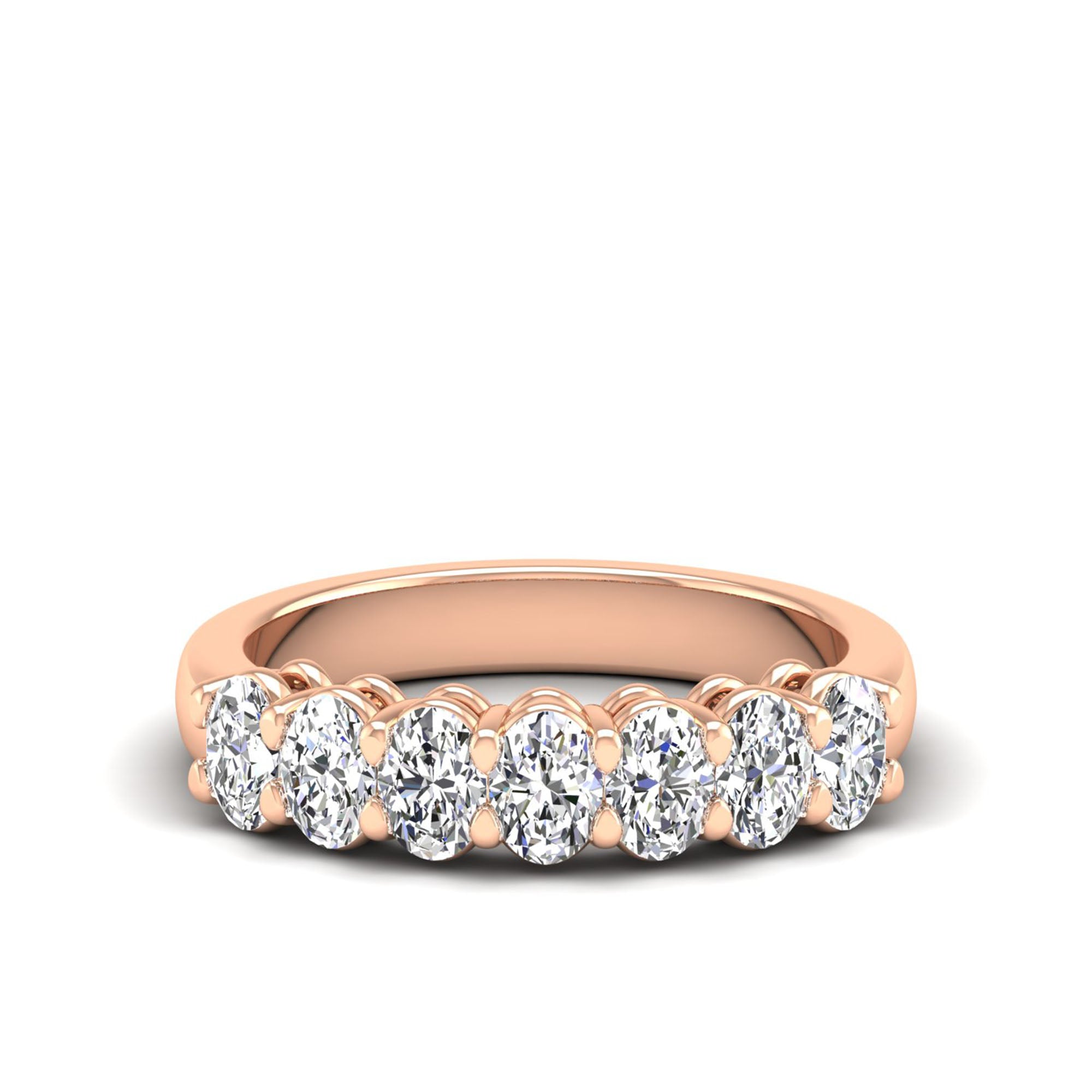 7-Stone Oval Lab-Grown Diamond Ring