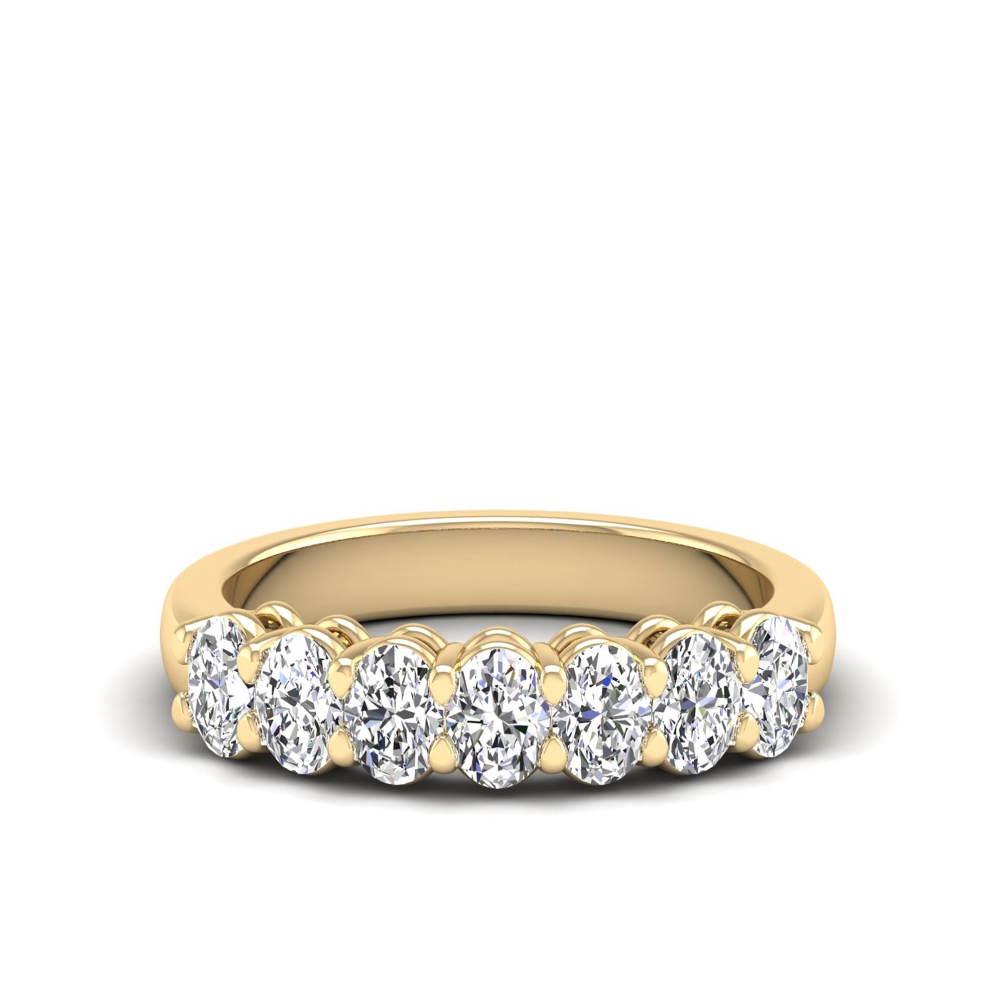 7-Stone Oval Lab-Grown Diamond Ring