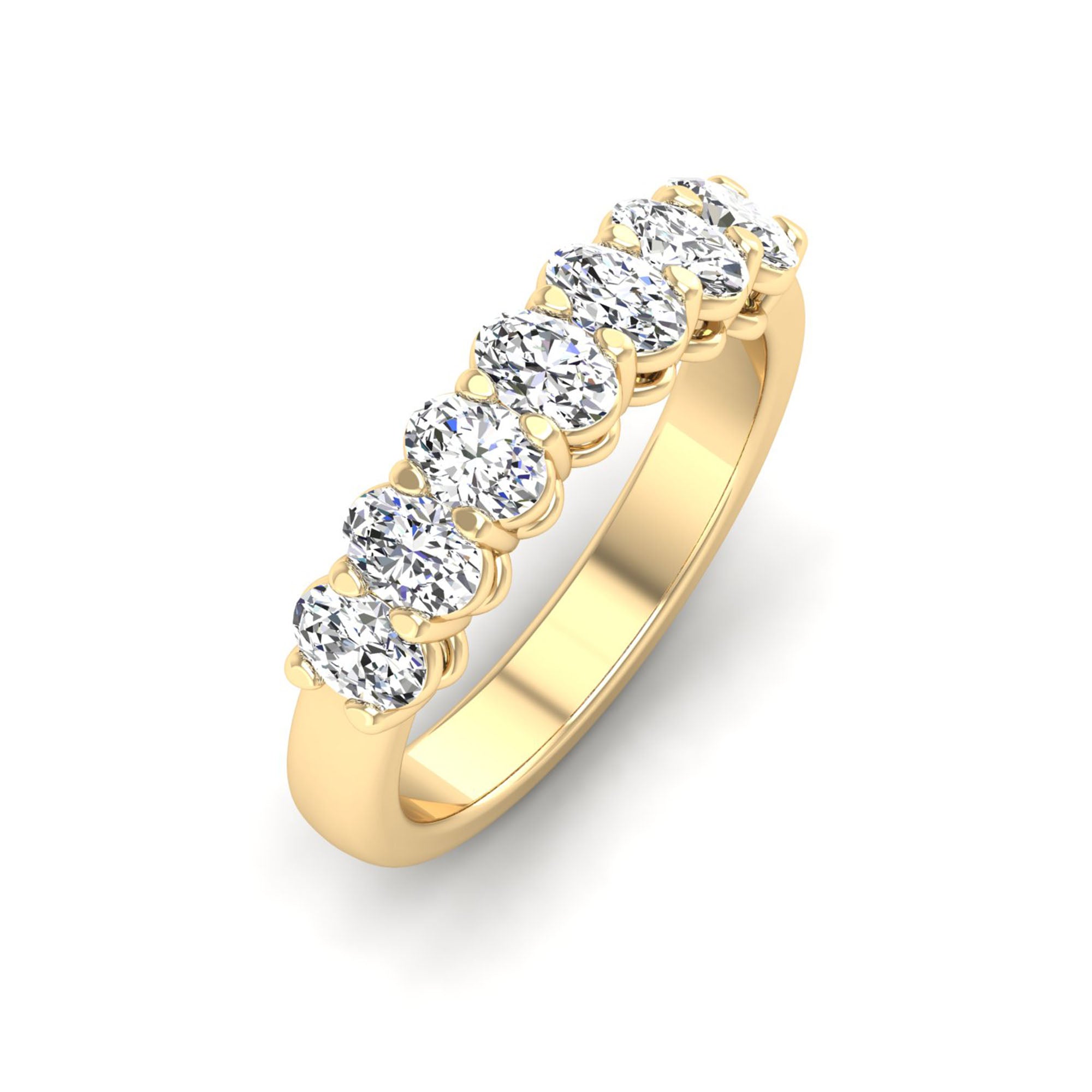 7-Stone Oval Lab-Grown Diamond Ring