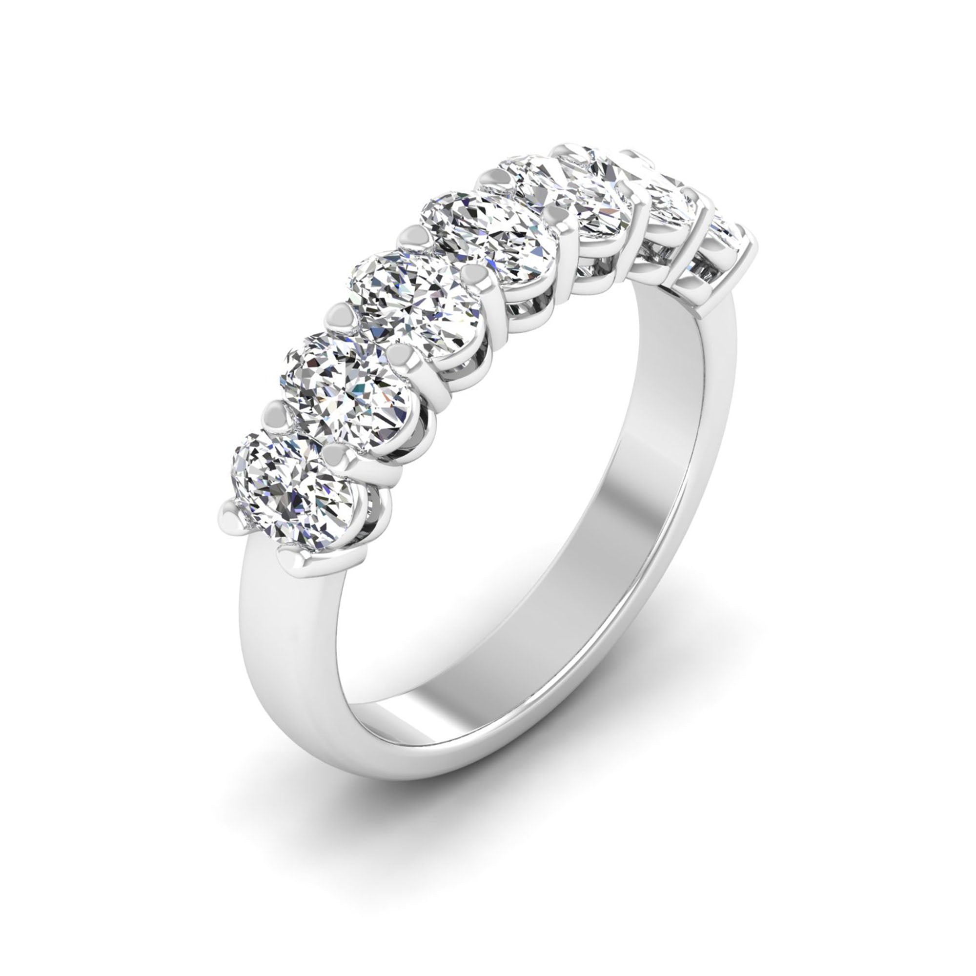 Oval Lab-Grown Diamond Ring (7 Stones)