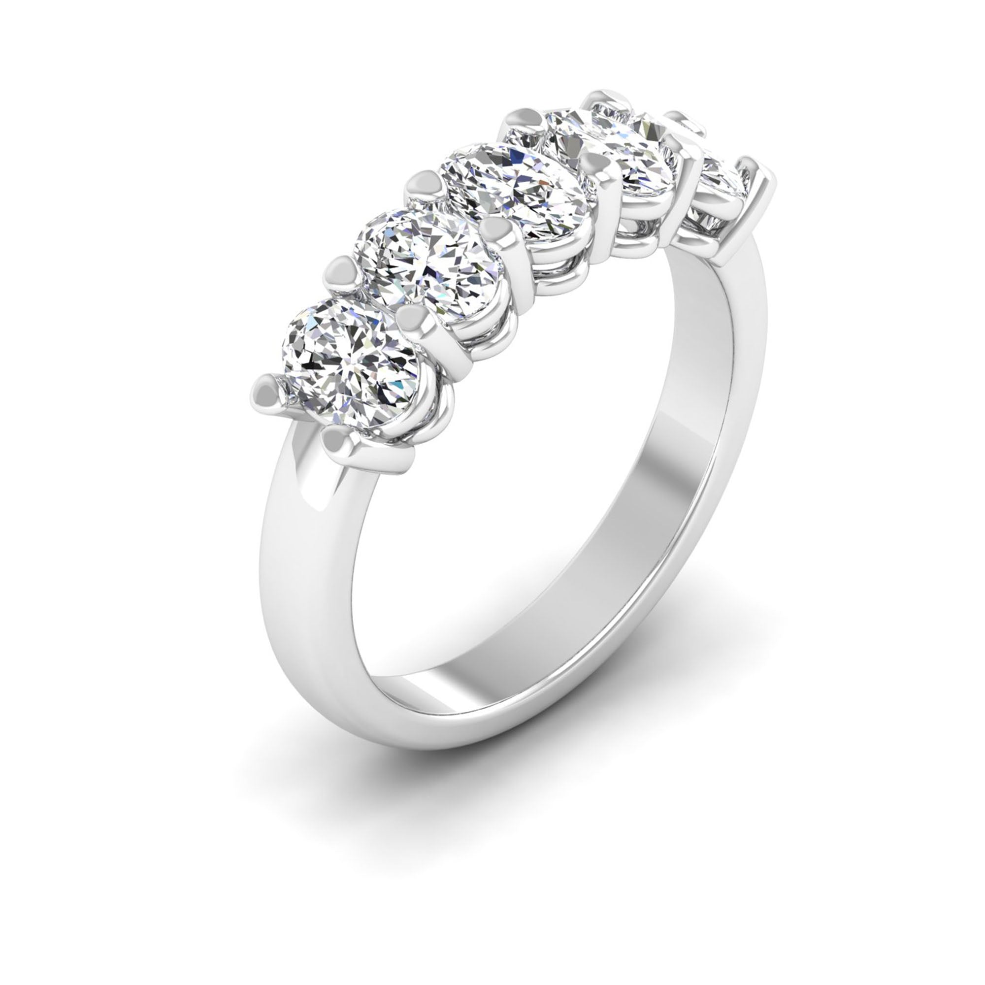 5-Stone Oval Lab-Grown Diamond Ring
