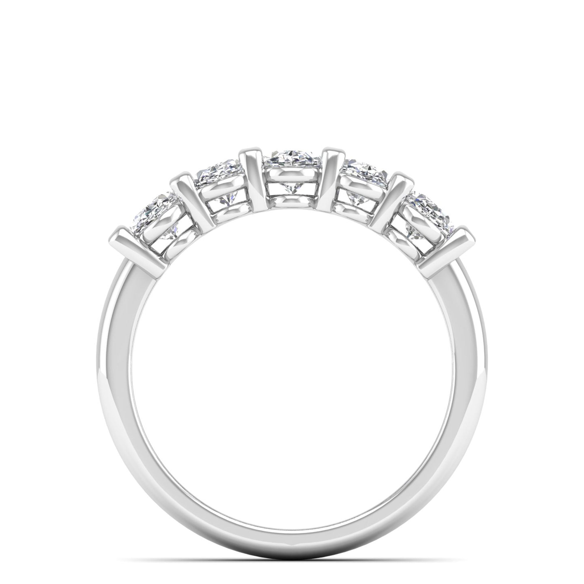 5-Stone Oval Lab-Grown Diamond Ring
