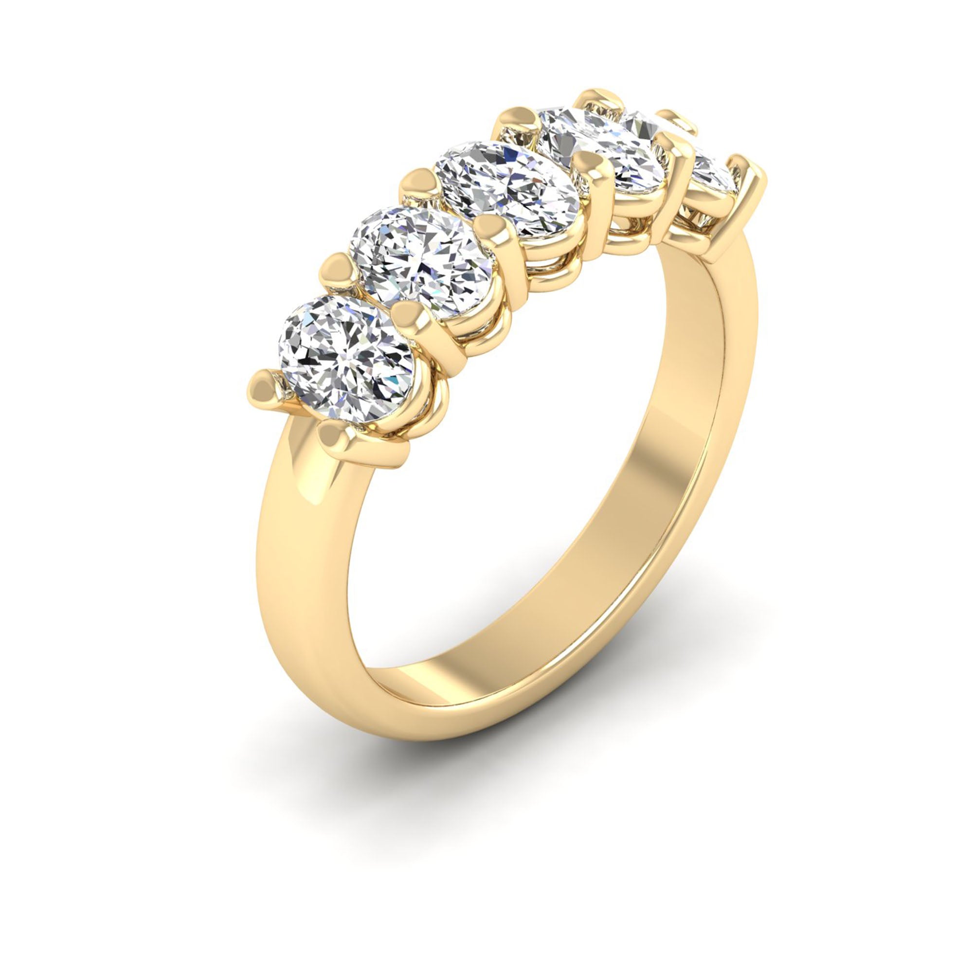 5-Stone Oval Lab-Grown Diamond Ring