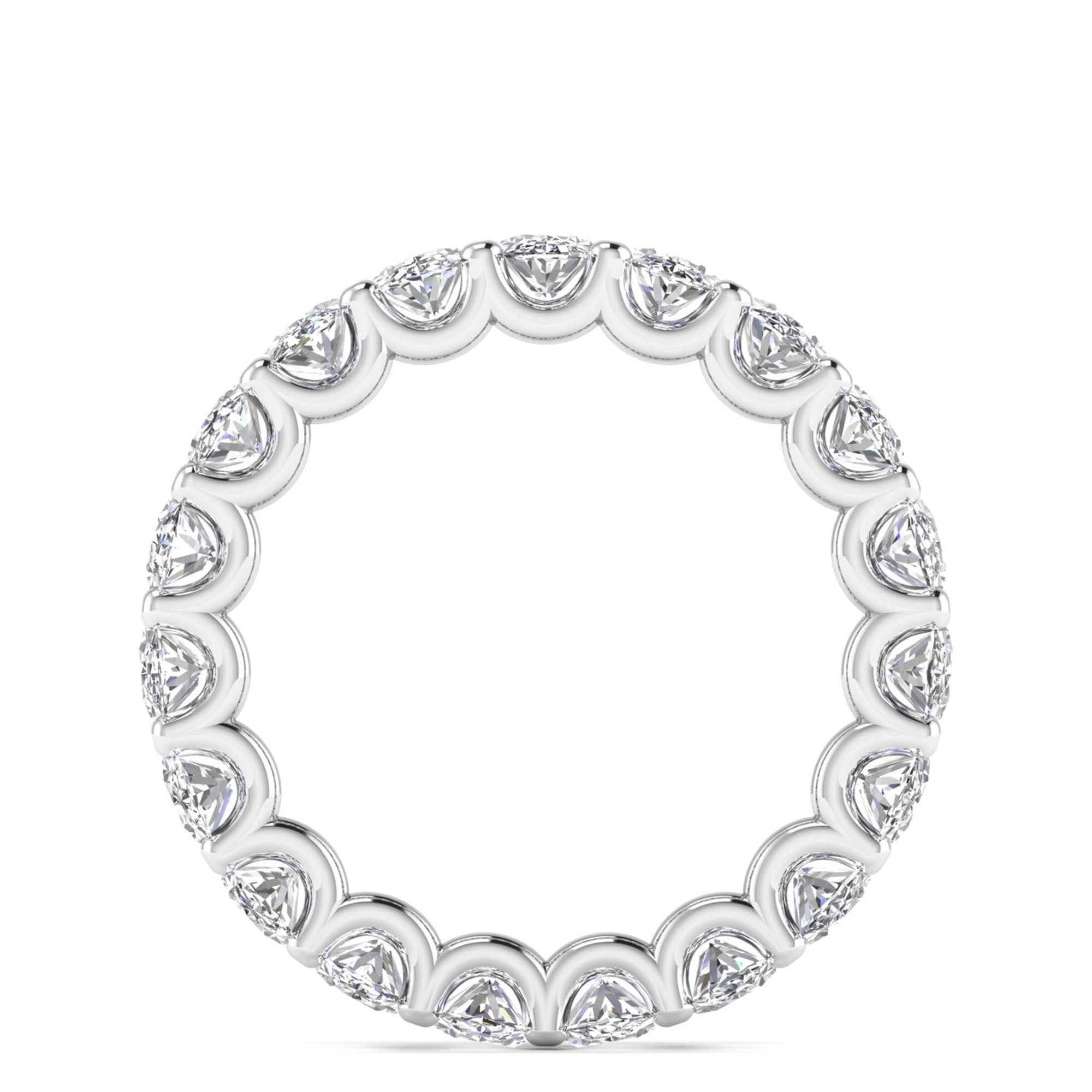 Oval Cut  Full Eternity Band (4.7×3.35 mm, 19 Stones)