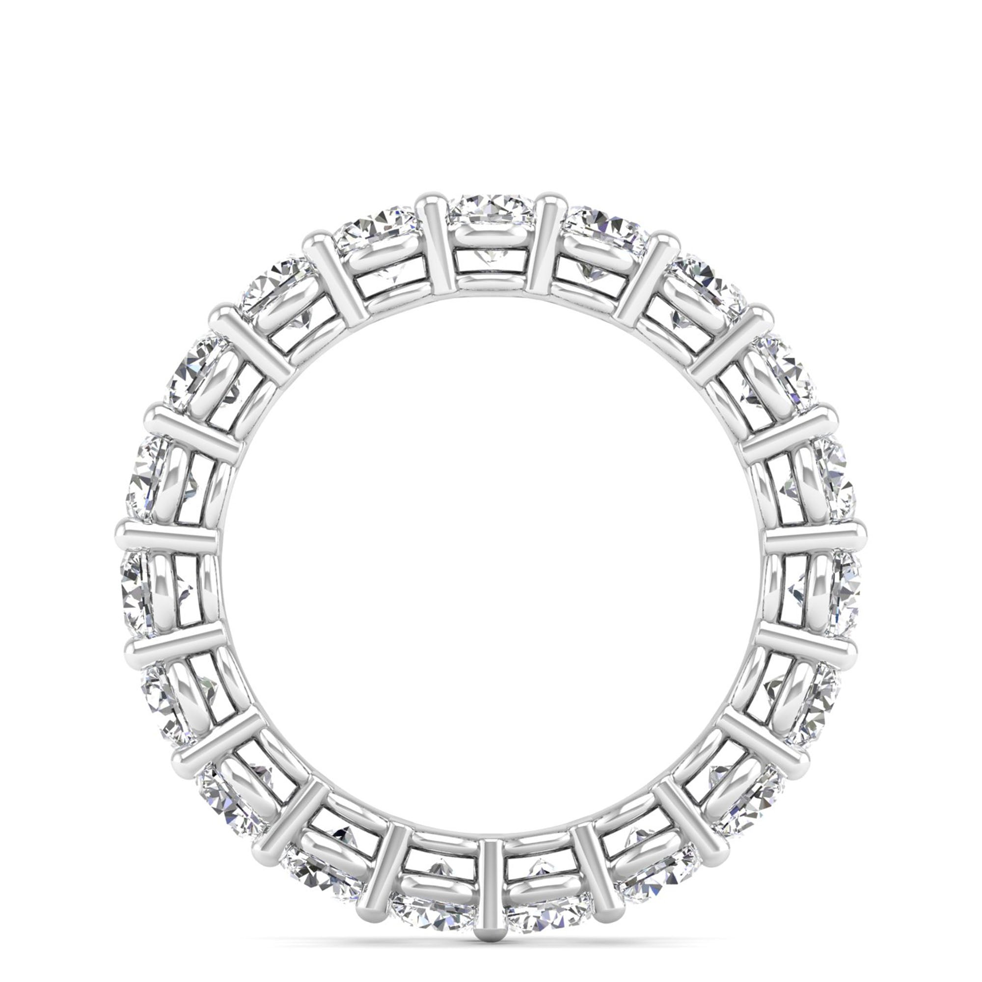 Celestar Petite Round Full Eternity Diamond Band-19-Stone