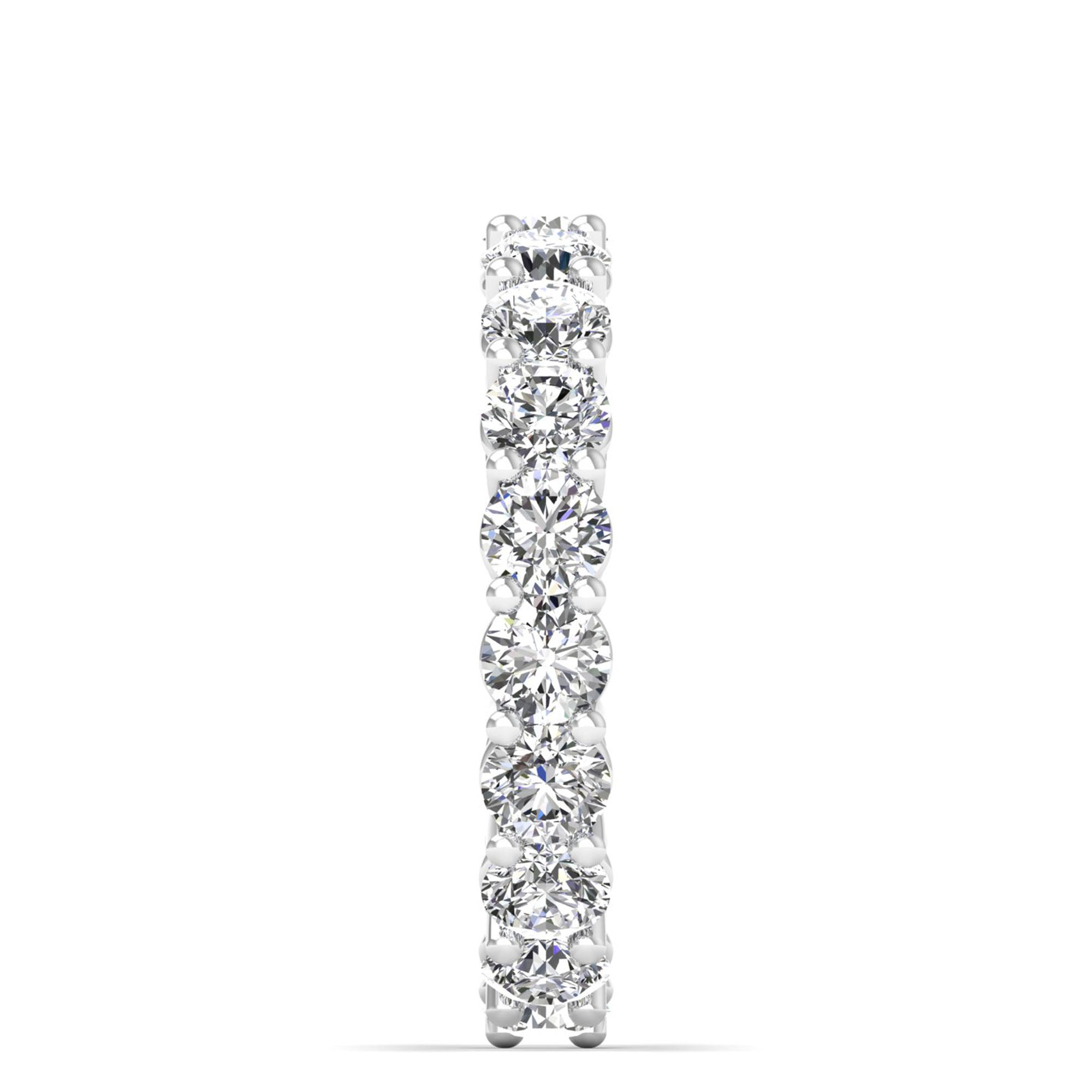 Celestar Petite Round Full Eternity Diamond Band-19-Stone