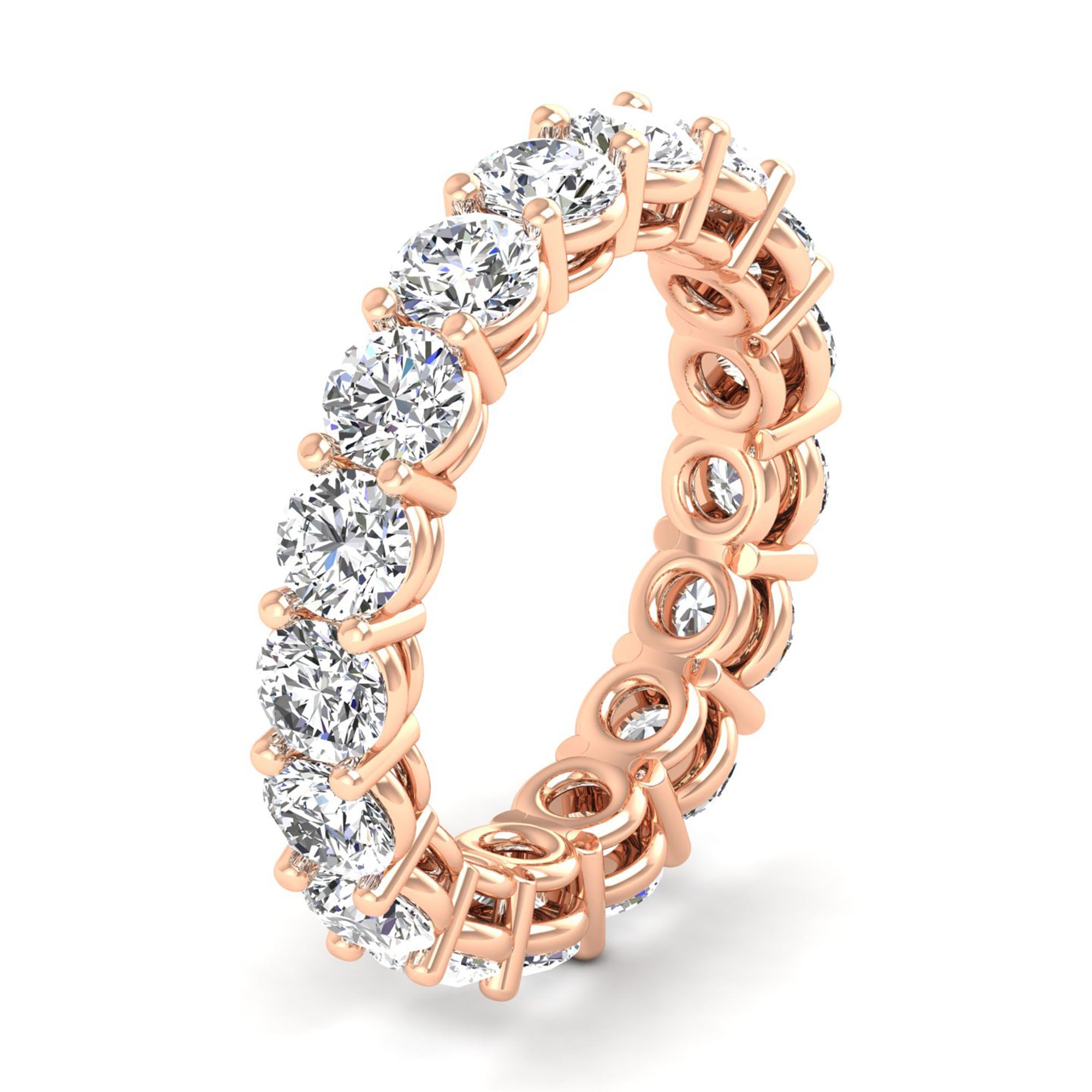 Celestar Classic Round Full Eternity Diamond Band