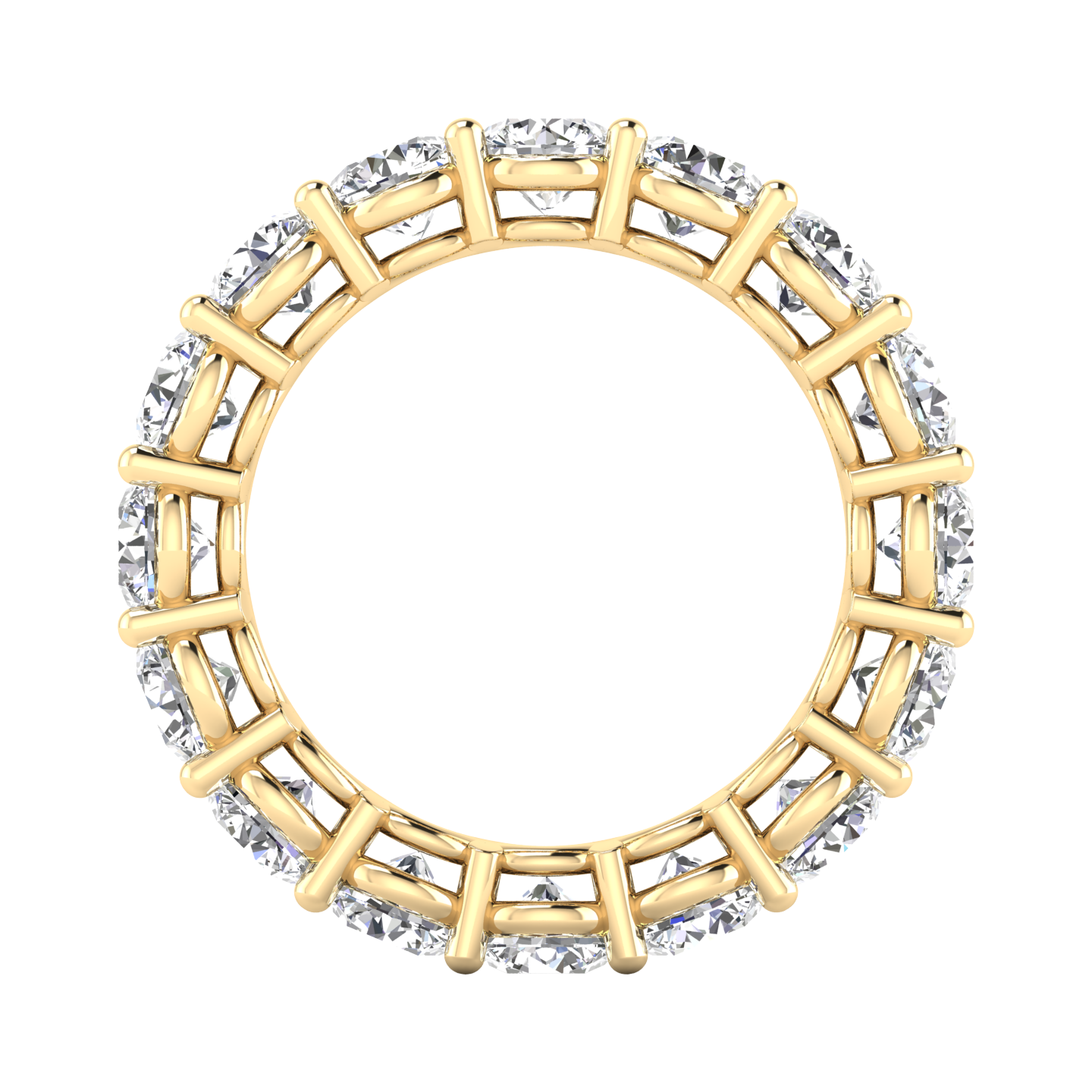 Celestar Classic Round Full Eternity Diamond Band