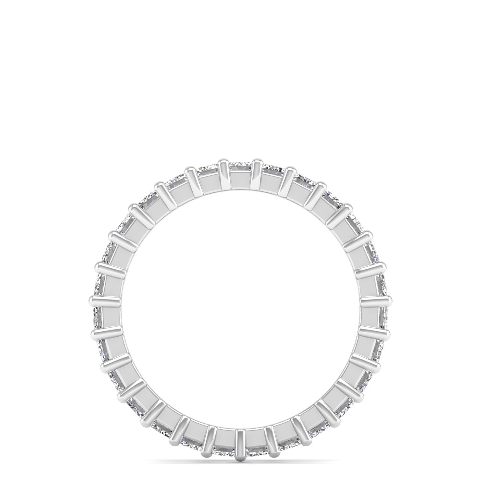 Emerald Cut Full Eternity Band