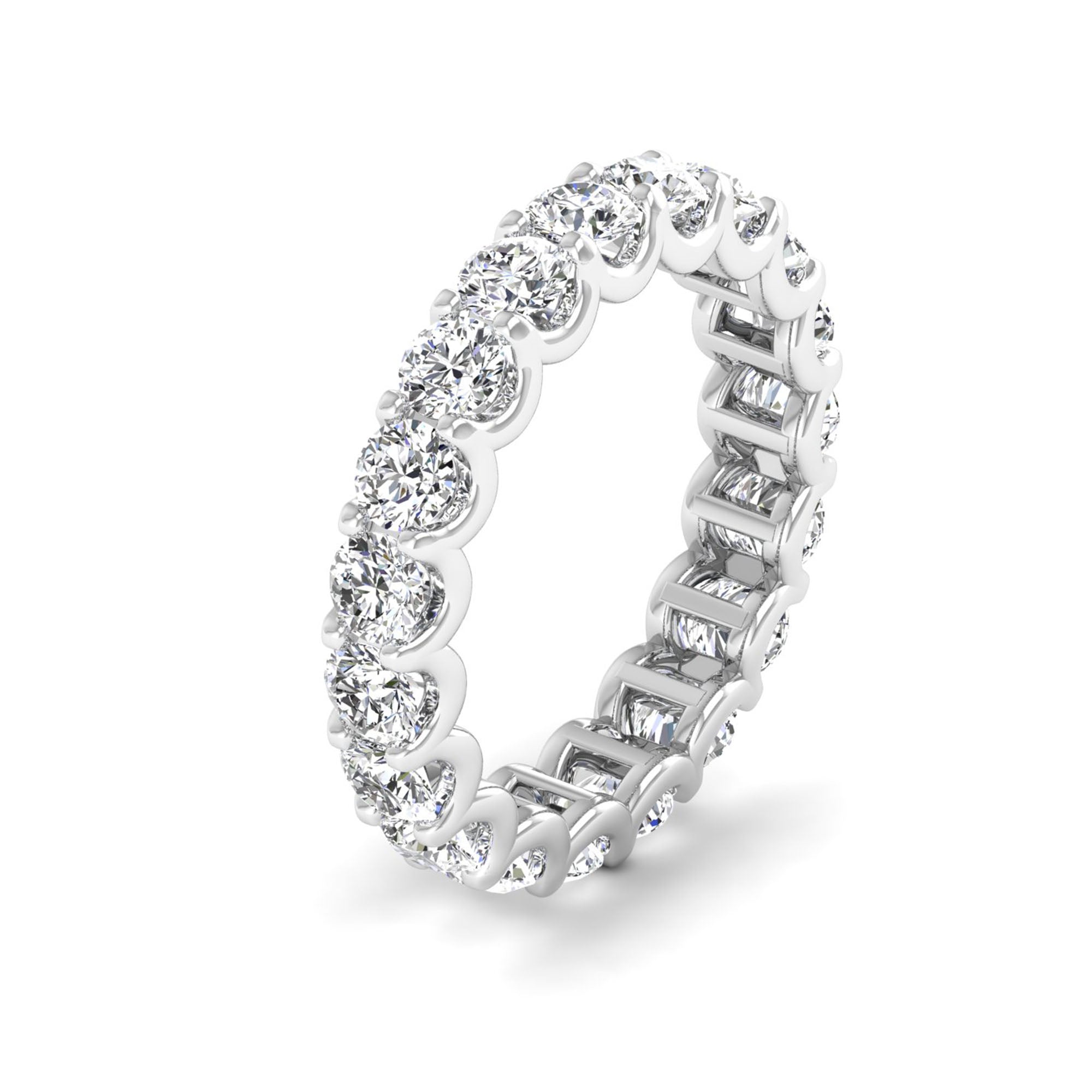 Full Eternity Diamond Band (3.2 mm Round, 19 Stones)