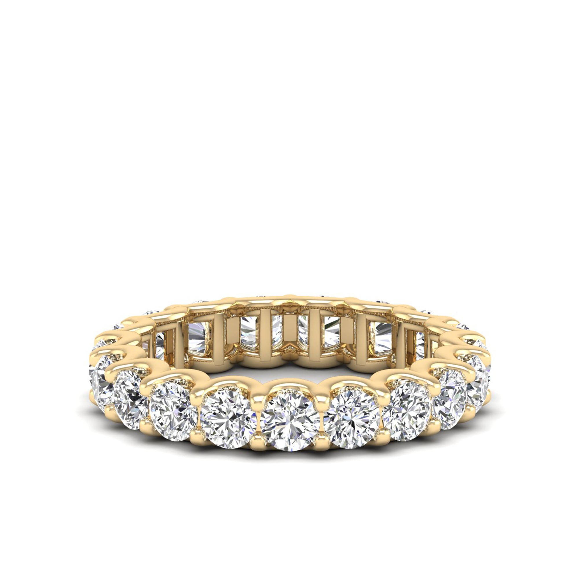 Full Eternity Diamond Band (3.2 mm Round, 19 Stones)