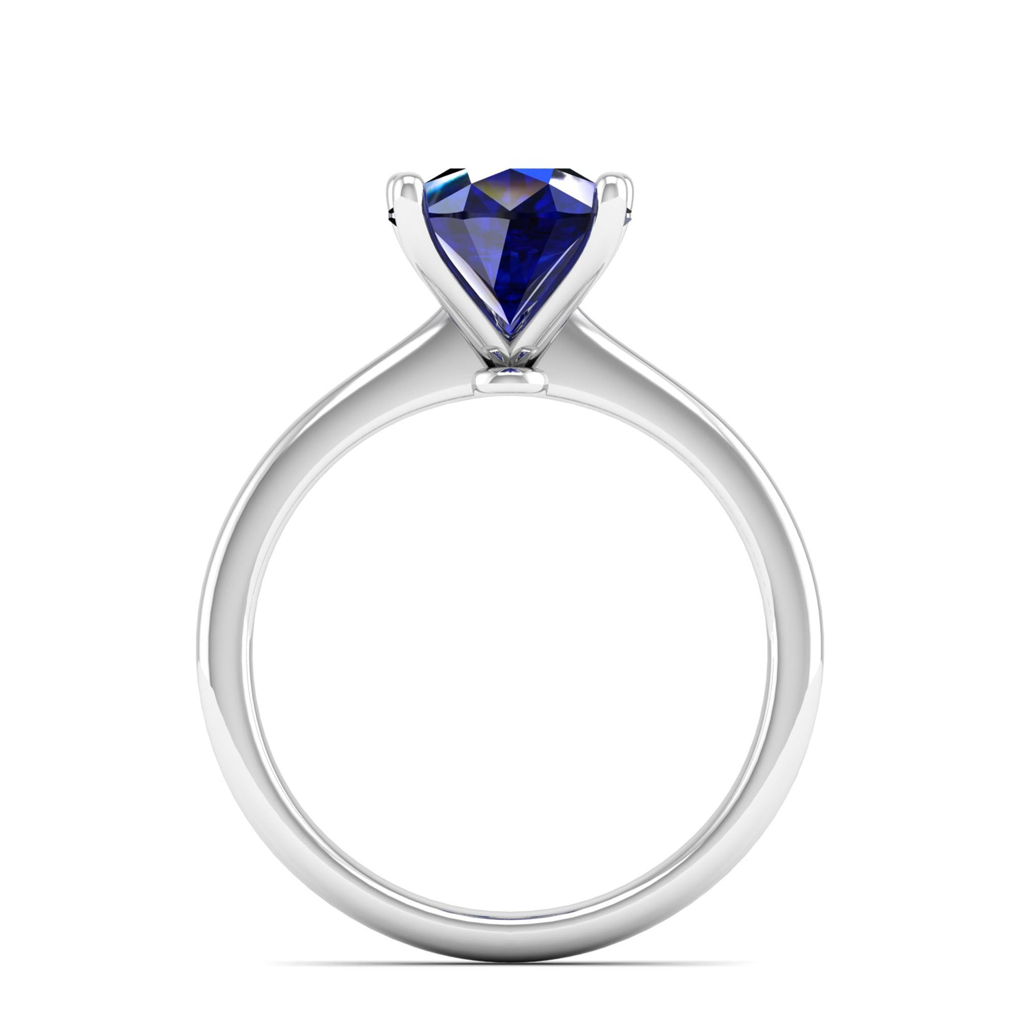Celestar Classic Pear Sapphire Solitaire Ring
