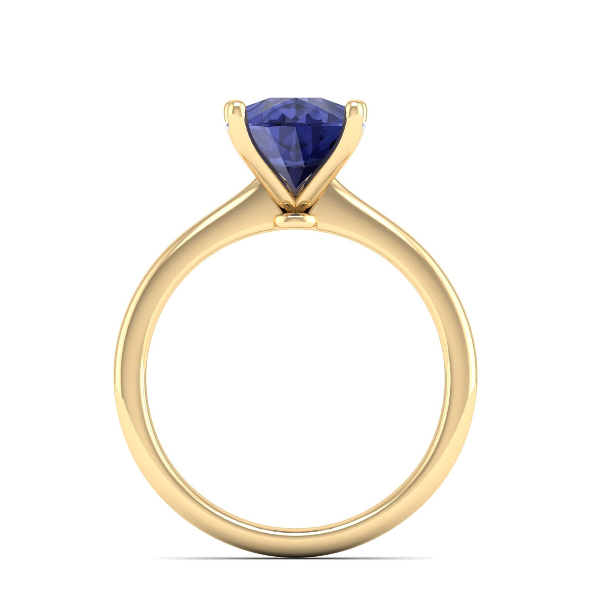 Celestar Classic Pear Tanzanite Solitaire Ring