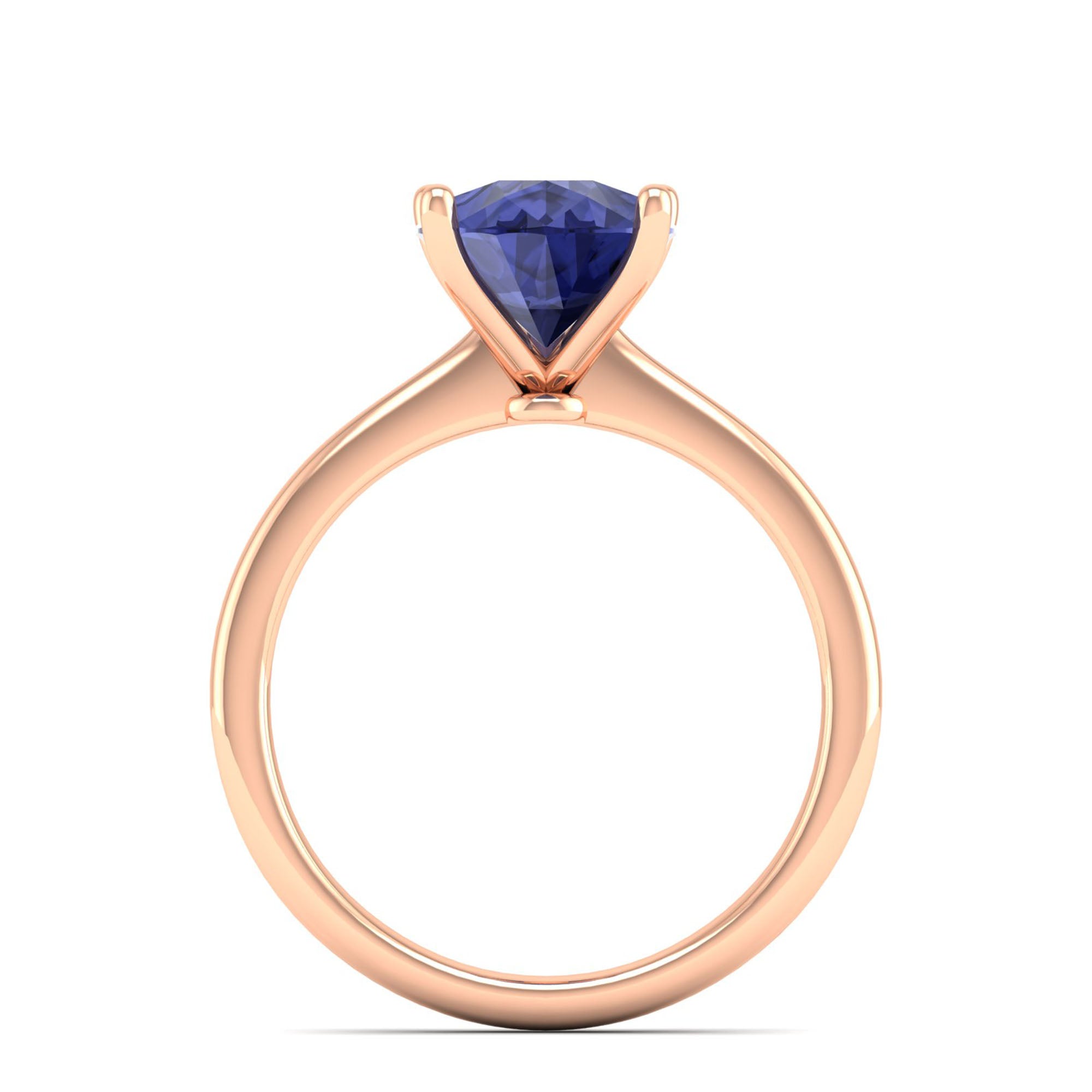 Celestar Classic Pear Tanzanite Solitaire Ring