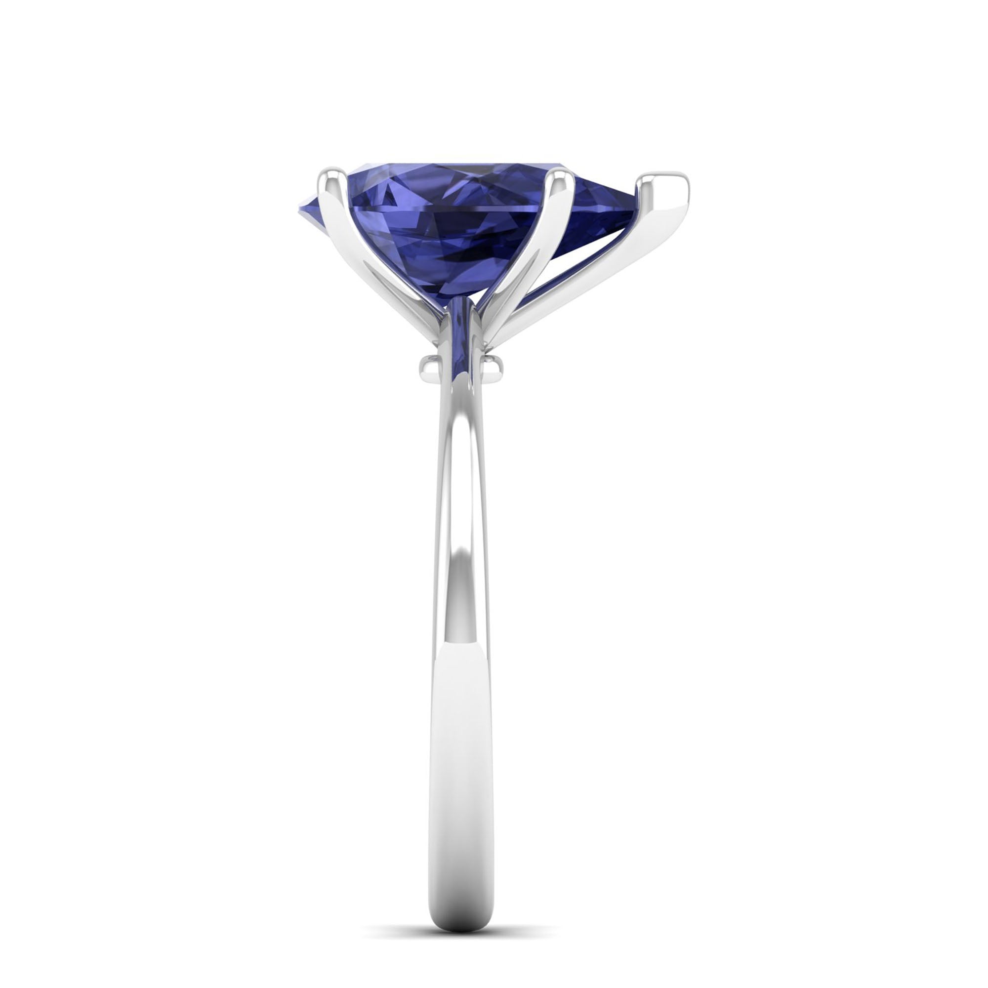 Celestar Classic Pear Tanzanite Solitaire Ring