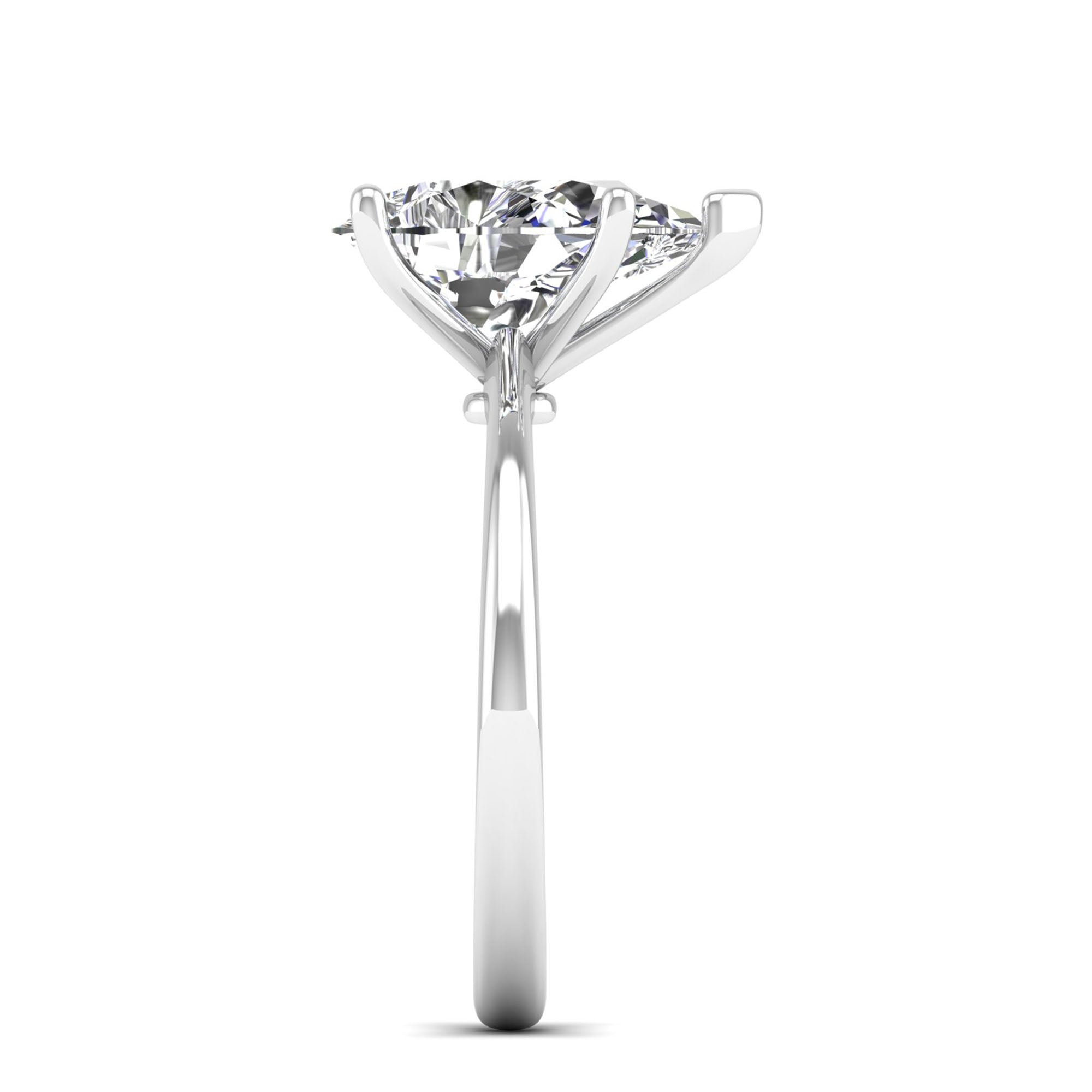 Celestar Classic Pear Solitaire Ring 3 Carat