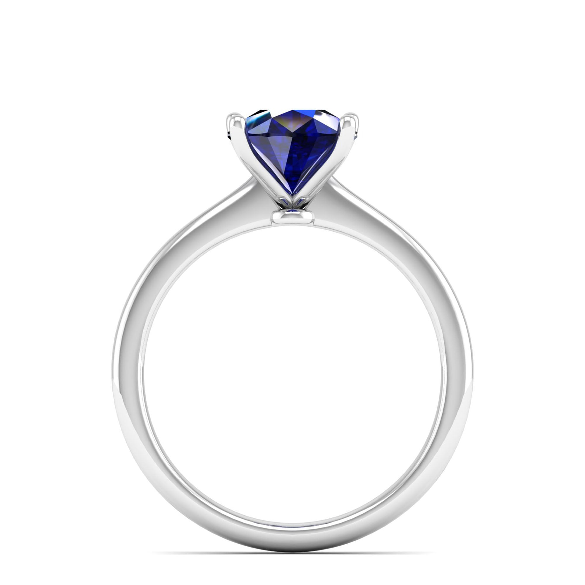 Celestar Classic Pear Cut Sapphire Solitaire Ring 2.5 Carat