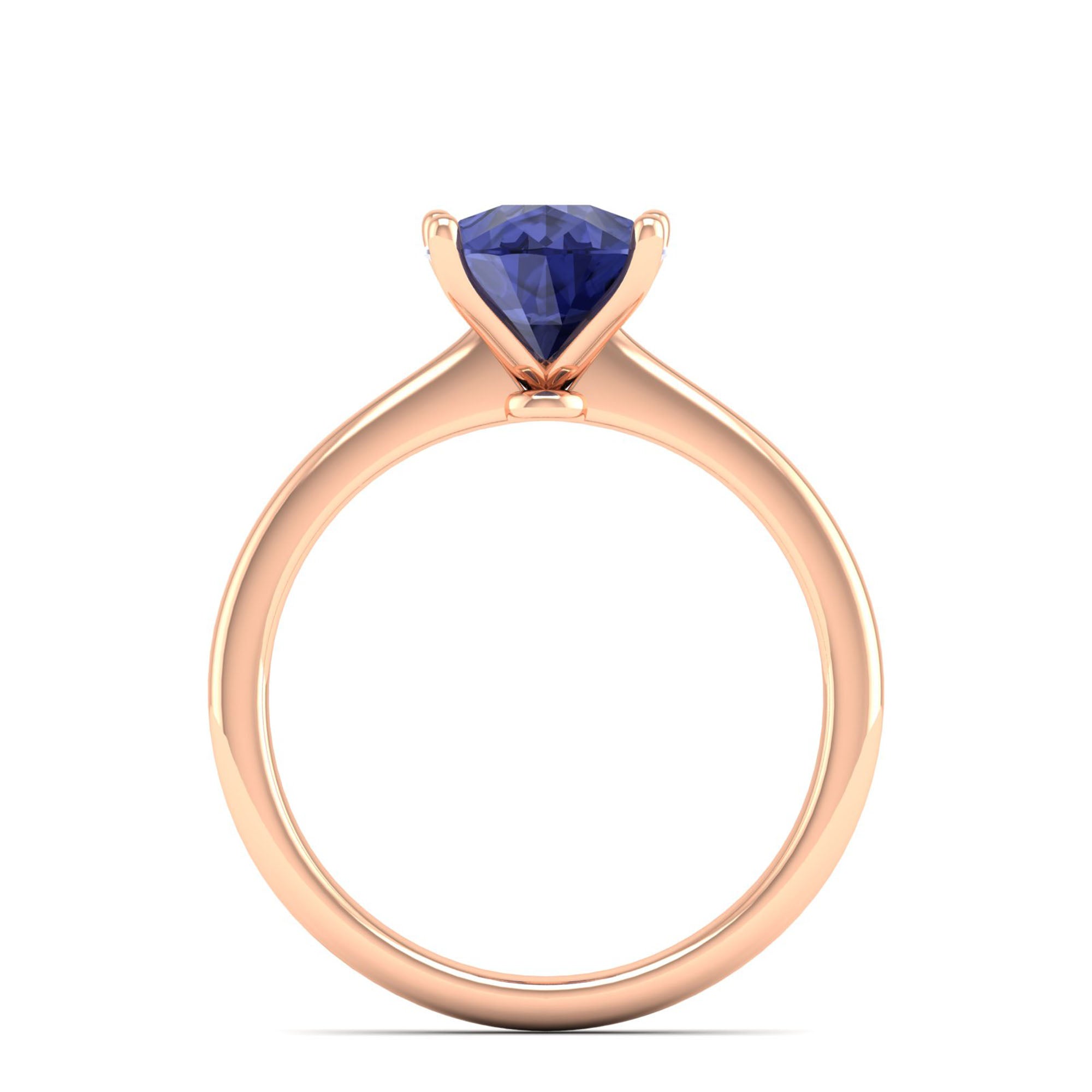 Celestar Classic Pear Tanzanite Solitaire Ring 2.5 Carat