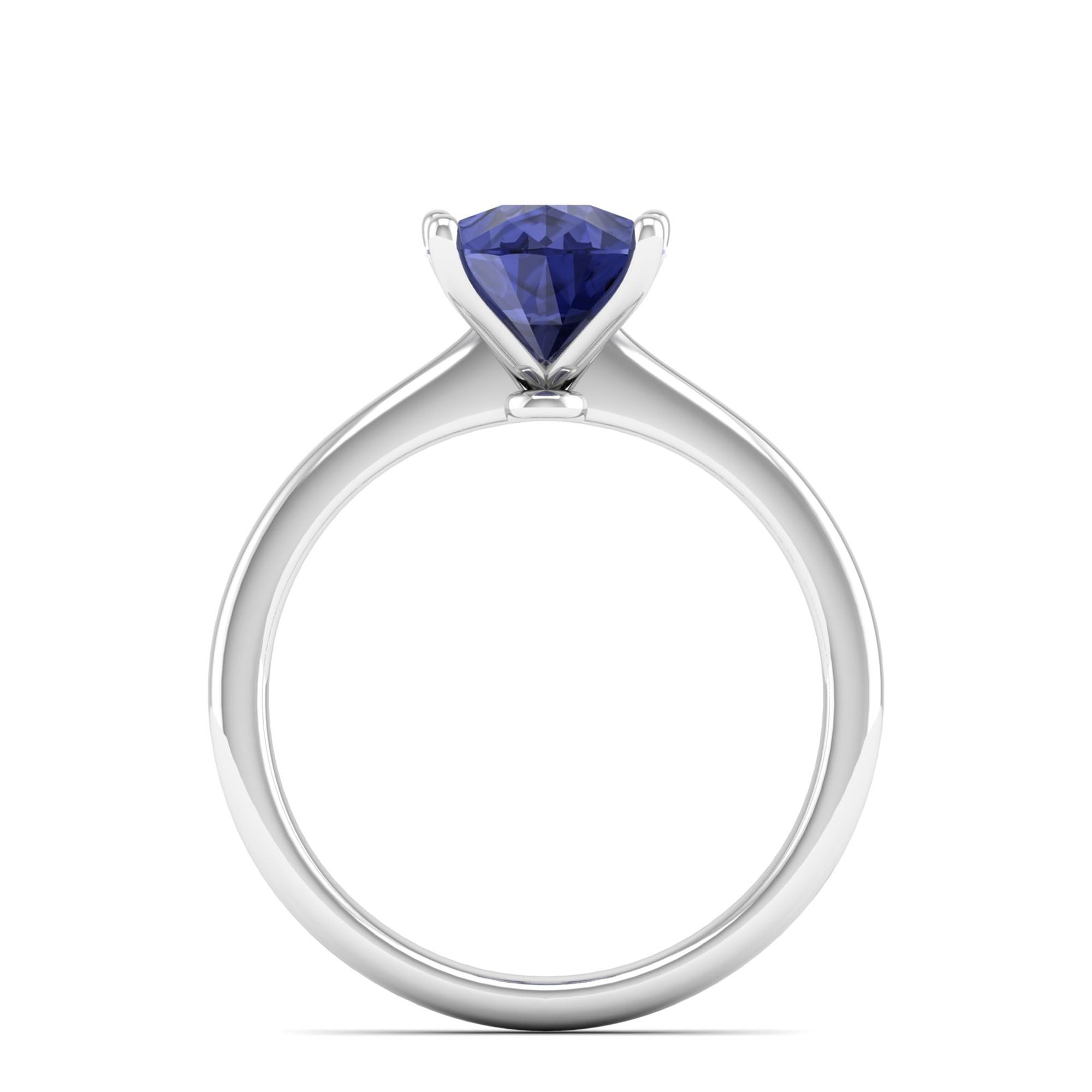 Celestar Classic Pear Tanzanite Solitaire Ring 2.5 Carat