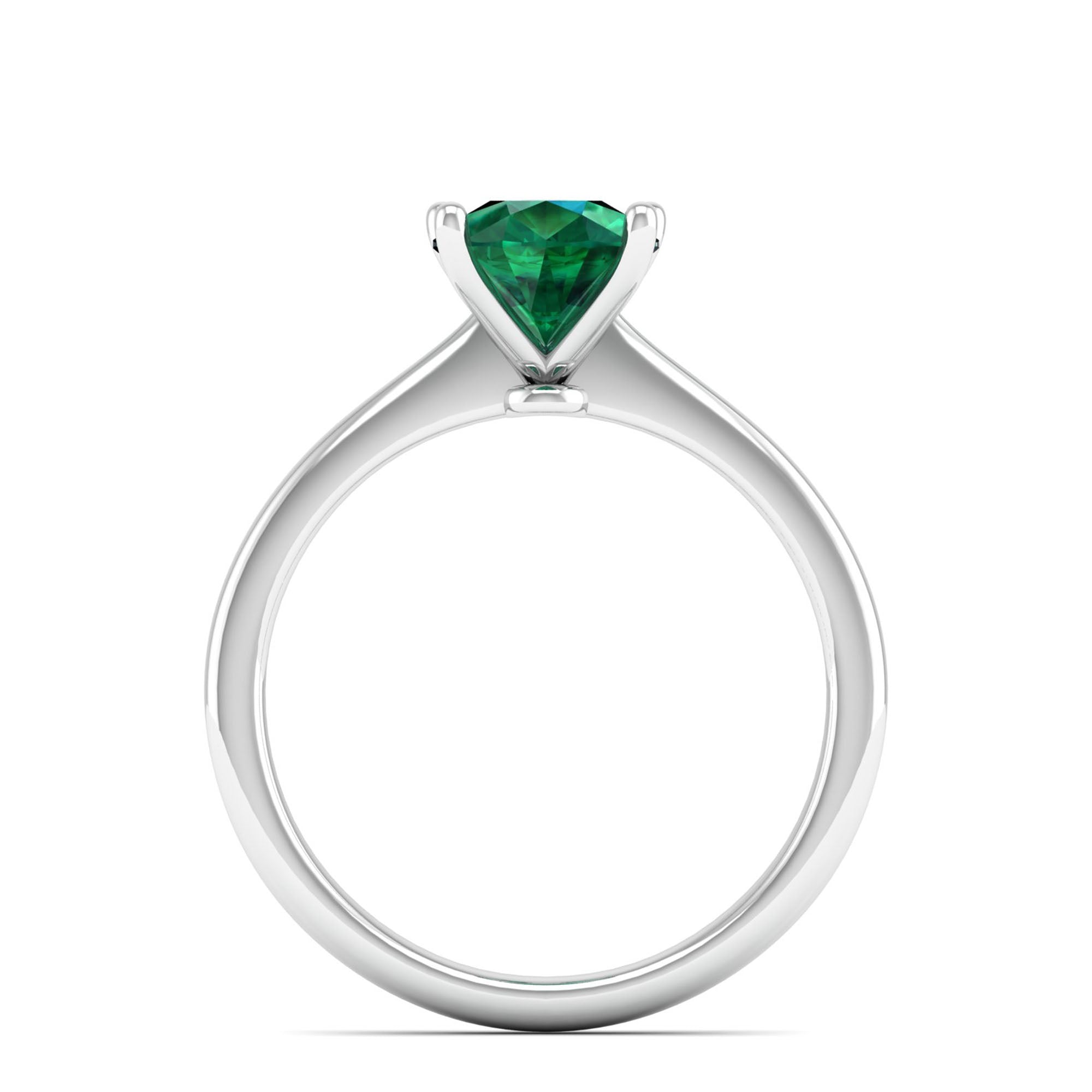 Celestar Classic Pear Emerald Solitaire Ring – 2.00 Carat