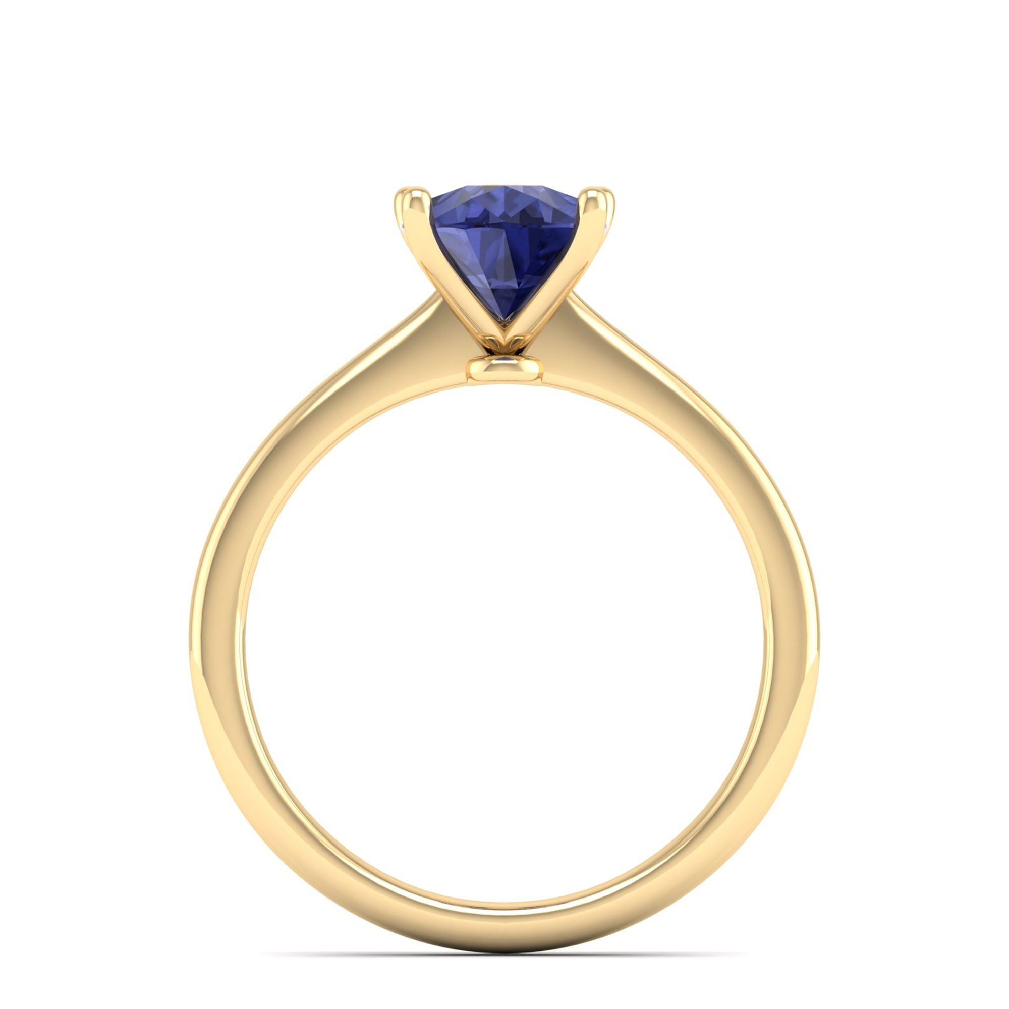 Celestar Classic Pear Tanzanite Solitaire Ring – 2.00 Carat