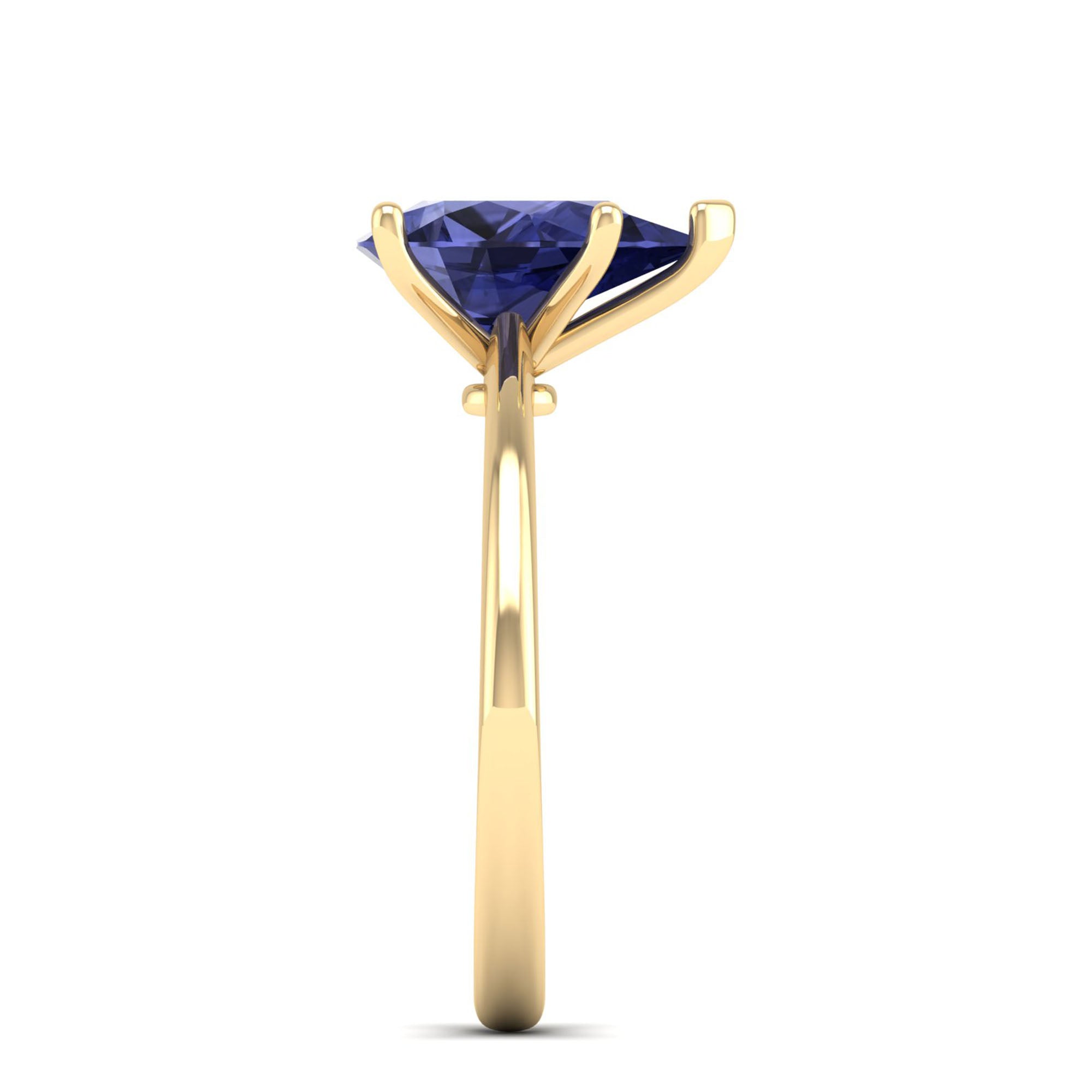 Celestar Classic Pear Tanzanite Solitaire Ring – 2.00 Carat