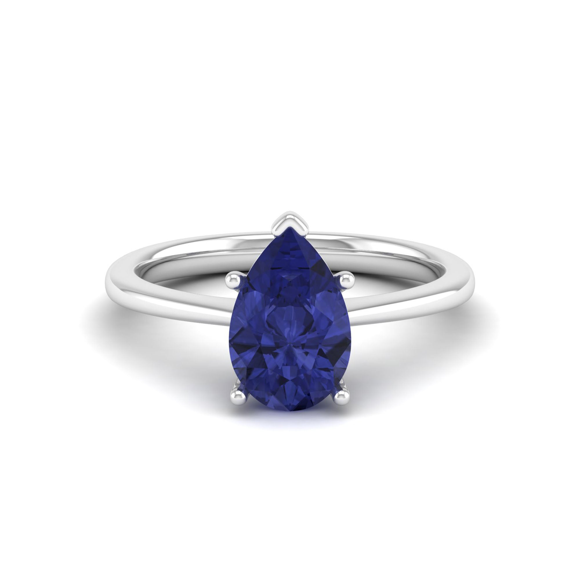 Celestar Classic Pear Tanzanite Solitaire Ring – 2.00 Carat