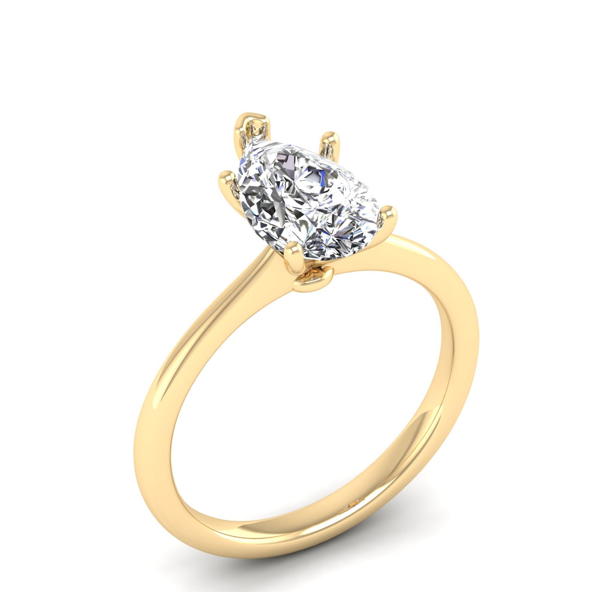 Celestar Classic Pear Solitaire Ring – 2.00 Carat