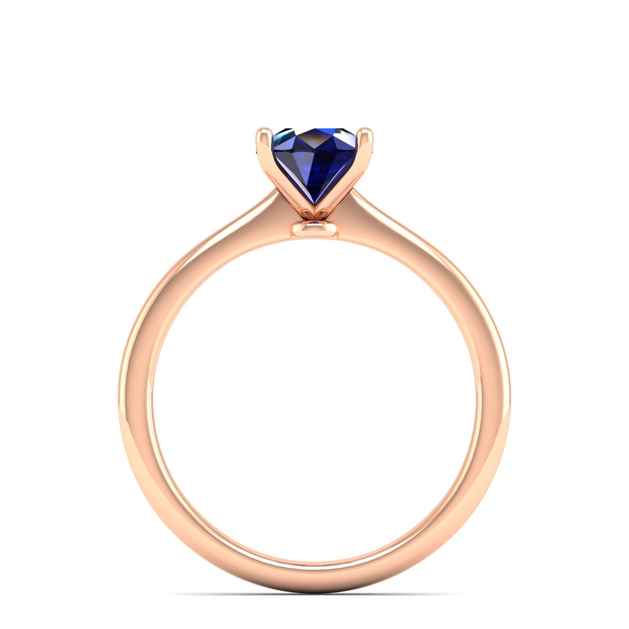 Celestar Classic Pear Sapphire Solitaire Ring 1.5-Carat