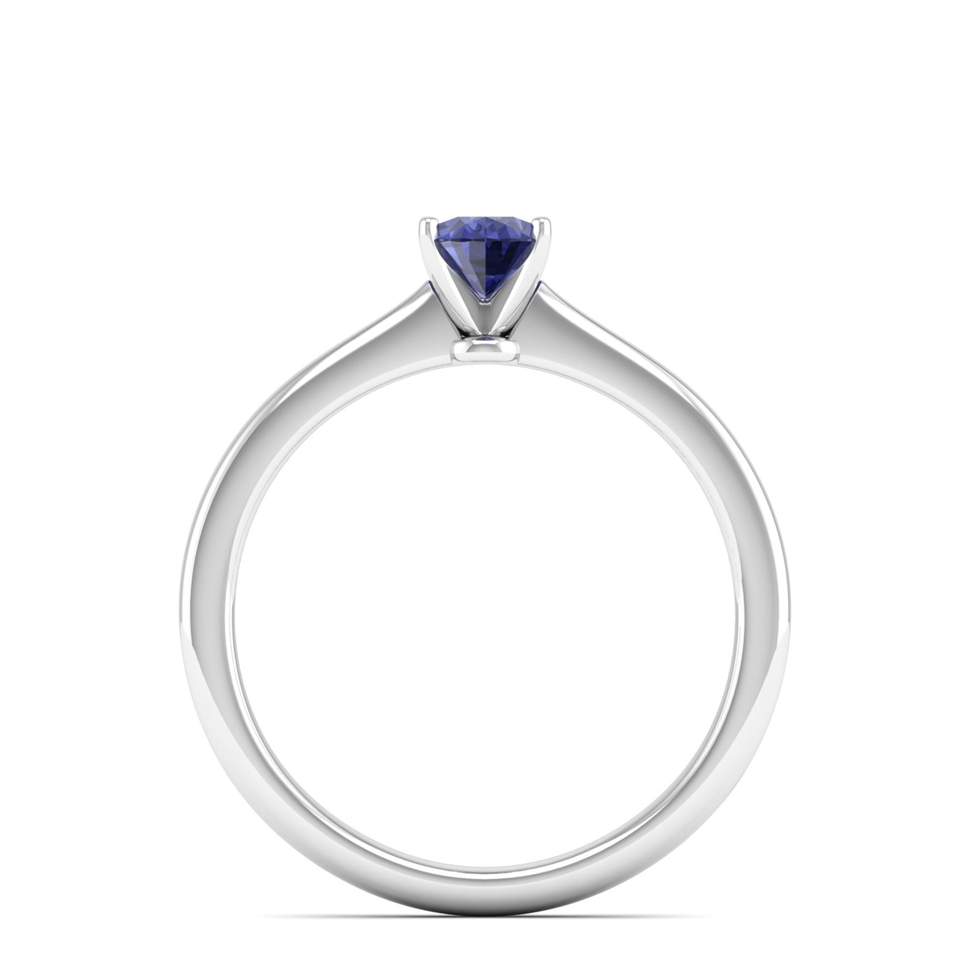 Celestar Classic Oval Tanzanite Solitaire Ring  0.50 Carat