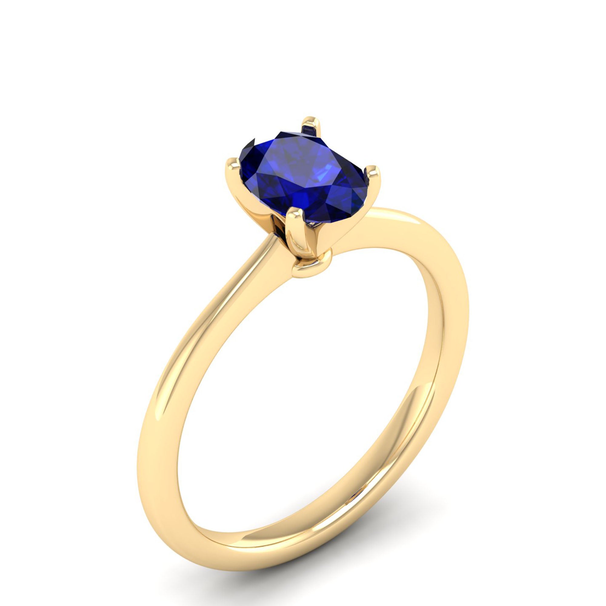 Celestar Oval Cut Sapphire Ring  1.00 Carat