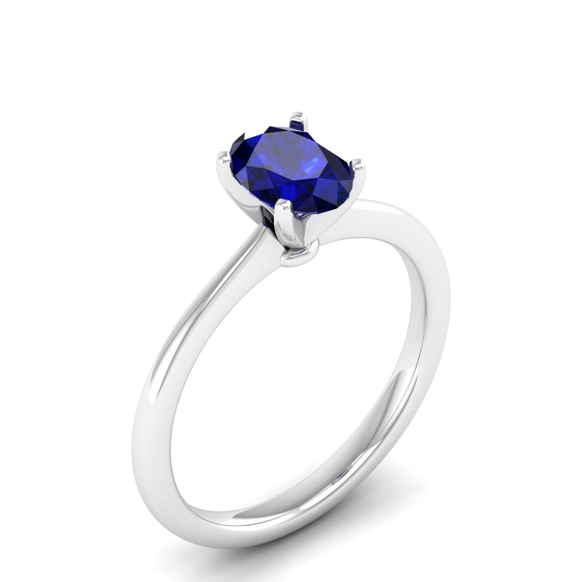 Celestar Oval Cut Sapphire Ring  1.00 Carat