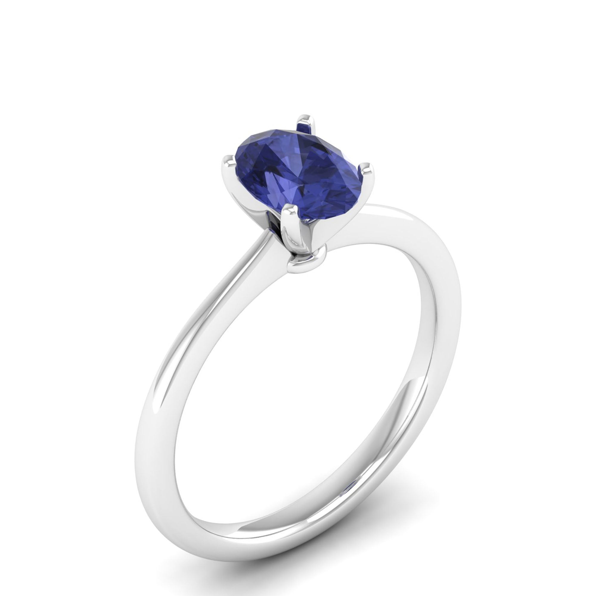 Celestar Oval Cut Tanzanite Ring  1.00 Carat