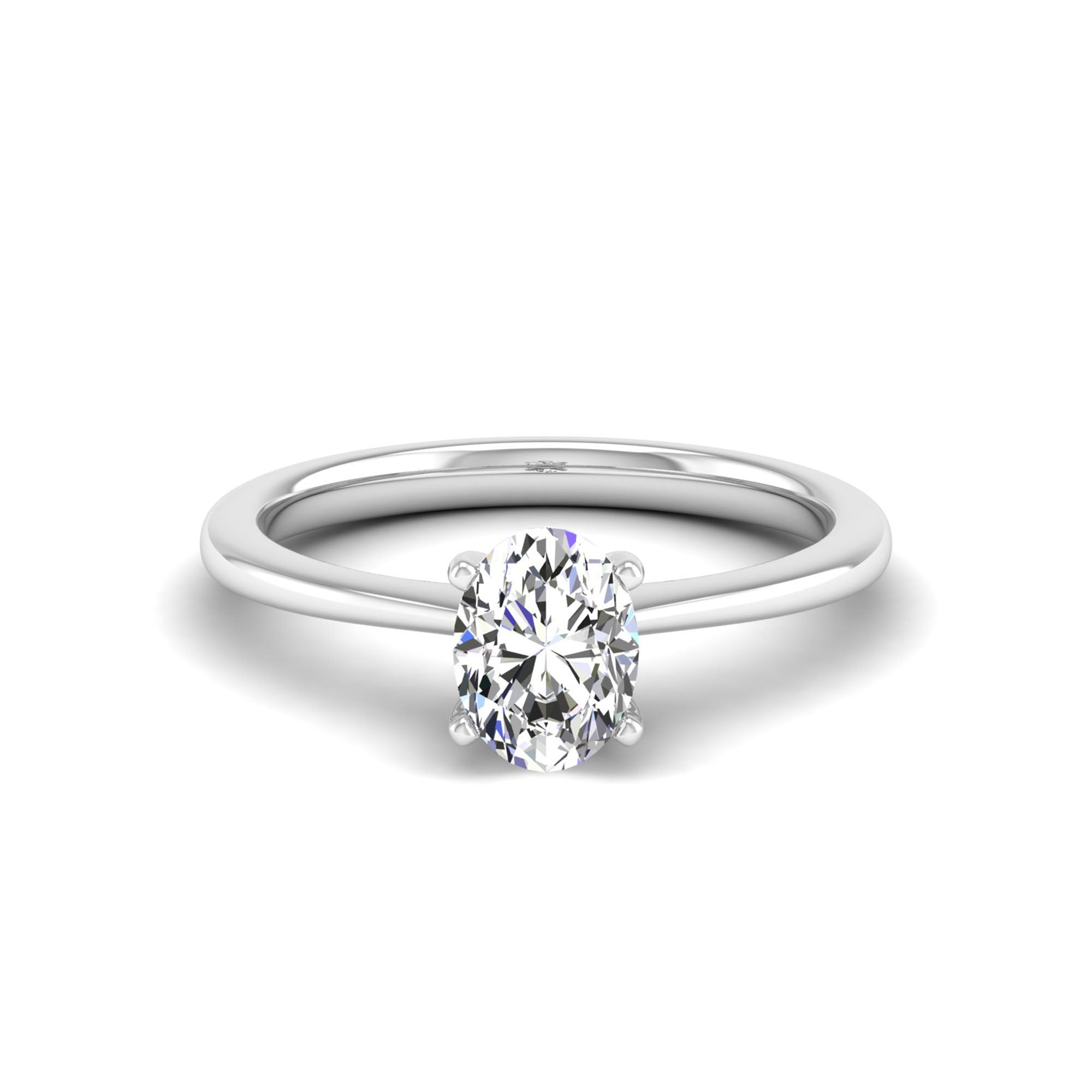 Celestar Oval Solitaire Ring  1.00 Carat