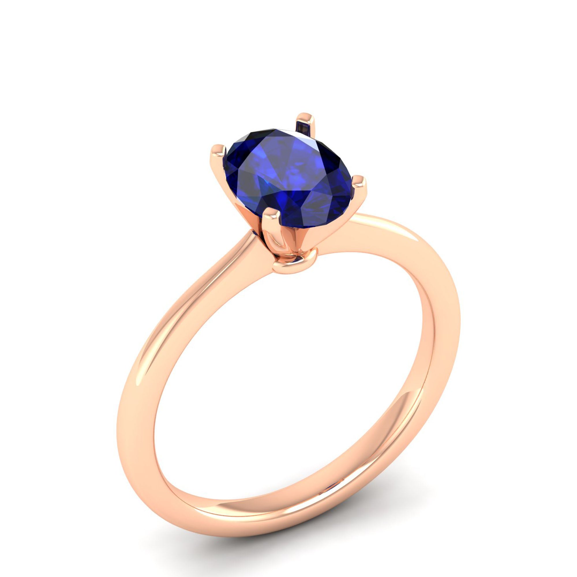 Celestar Classic Oval Sapphire Solitaire Ring-1.5 Carat