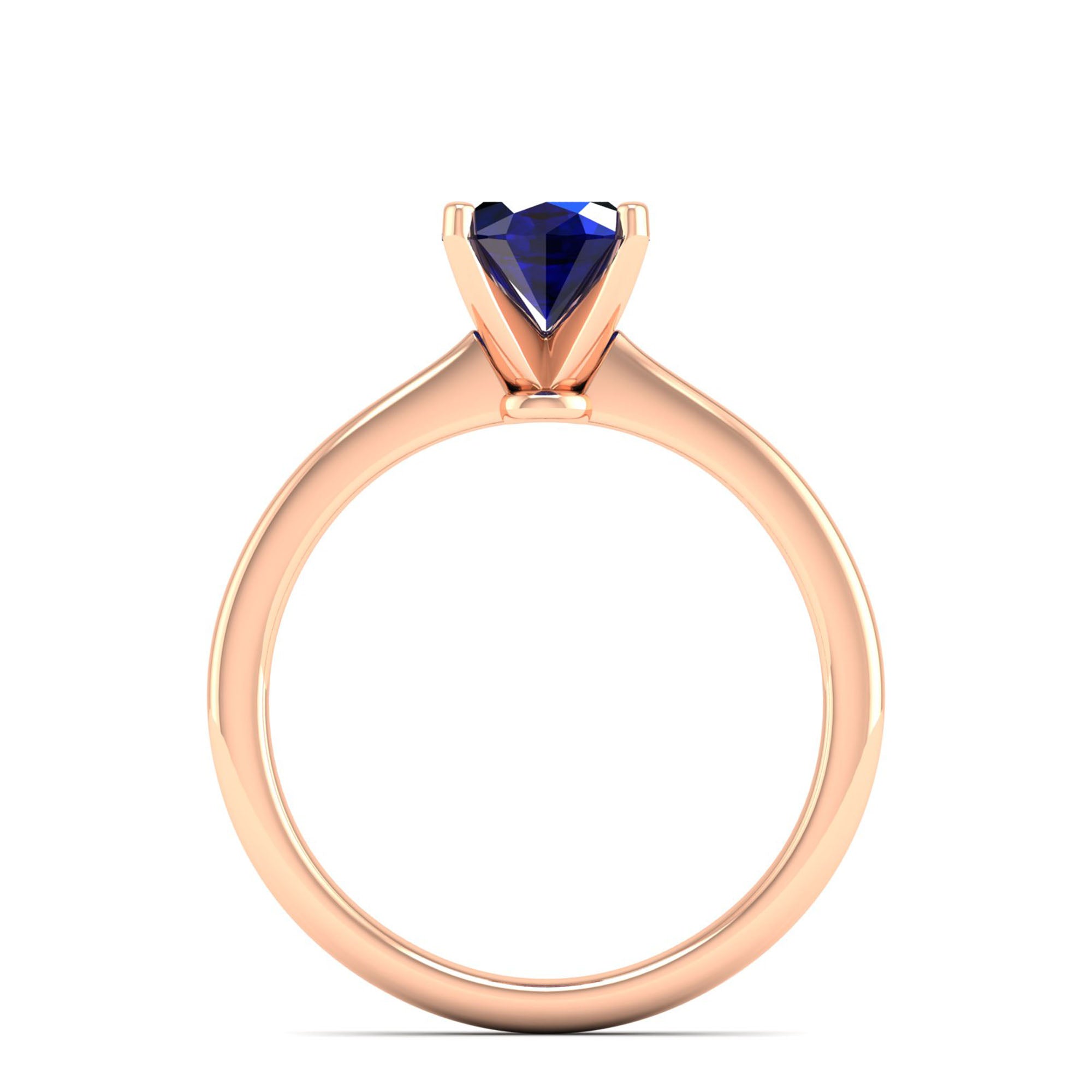 Celestar Classic Oval Sapphire Solitaire Ring-1.5 Carat